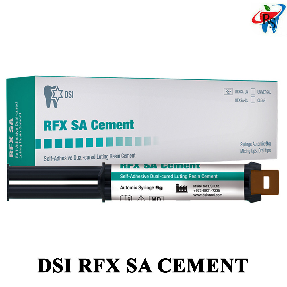 Dental RFX SA Resin Permanent Fixation Cement Self Adhensive Dual Cured 9g