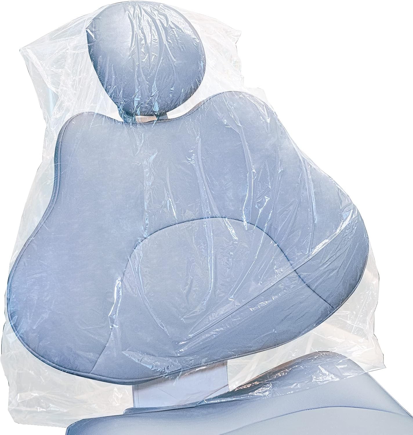 200Pcs Dental Half Chair Cover, 32″ x 32″ Disposable Clear Plastic Sleeve
