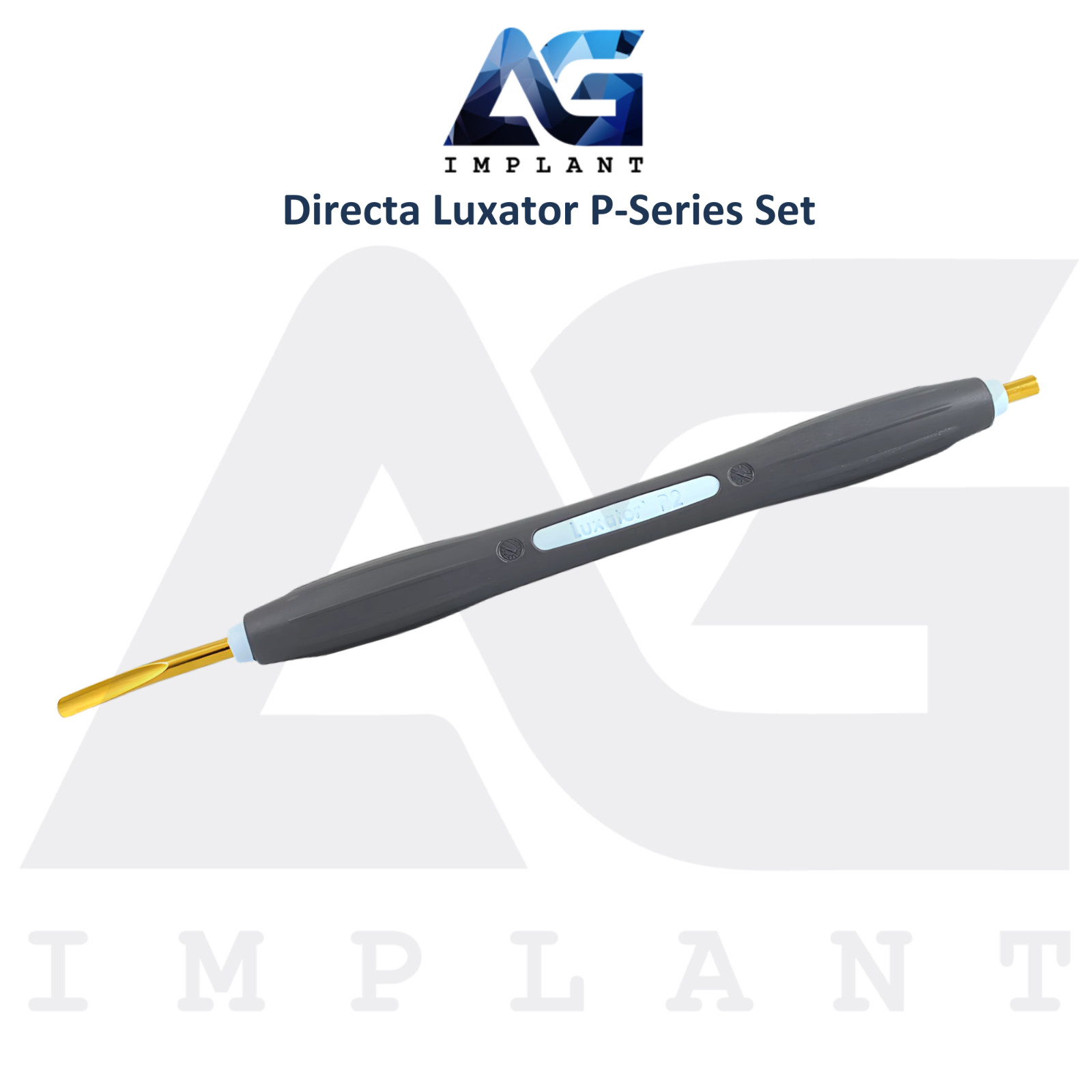 Dental Luxator P-Series Set Stainless Steel Lightweight Penholder Grip Design