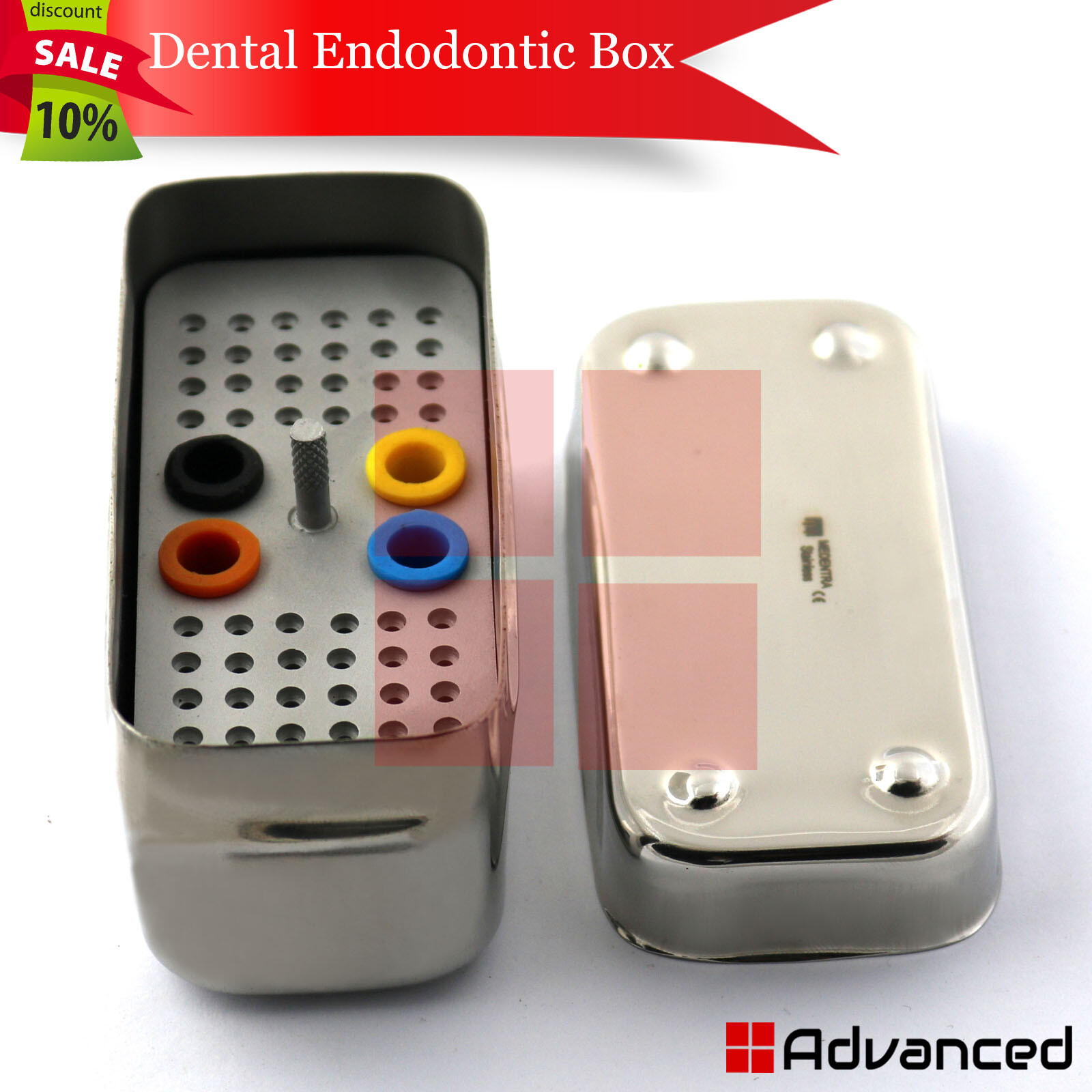 Endodontic Rotary Files Box Reamers Endo Storage Box Holder Dental Diamond Bur