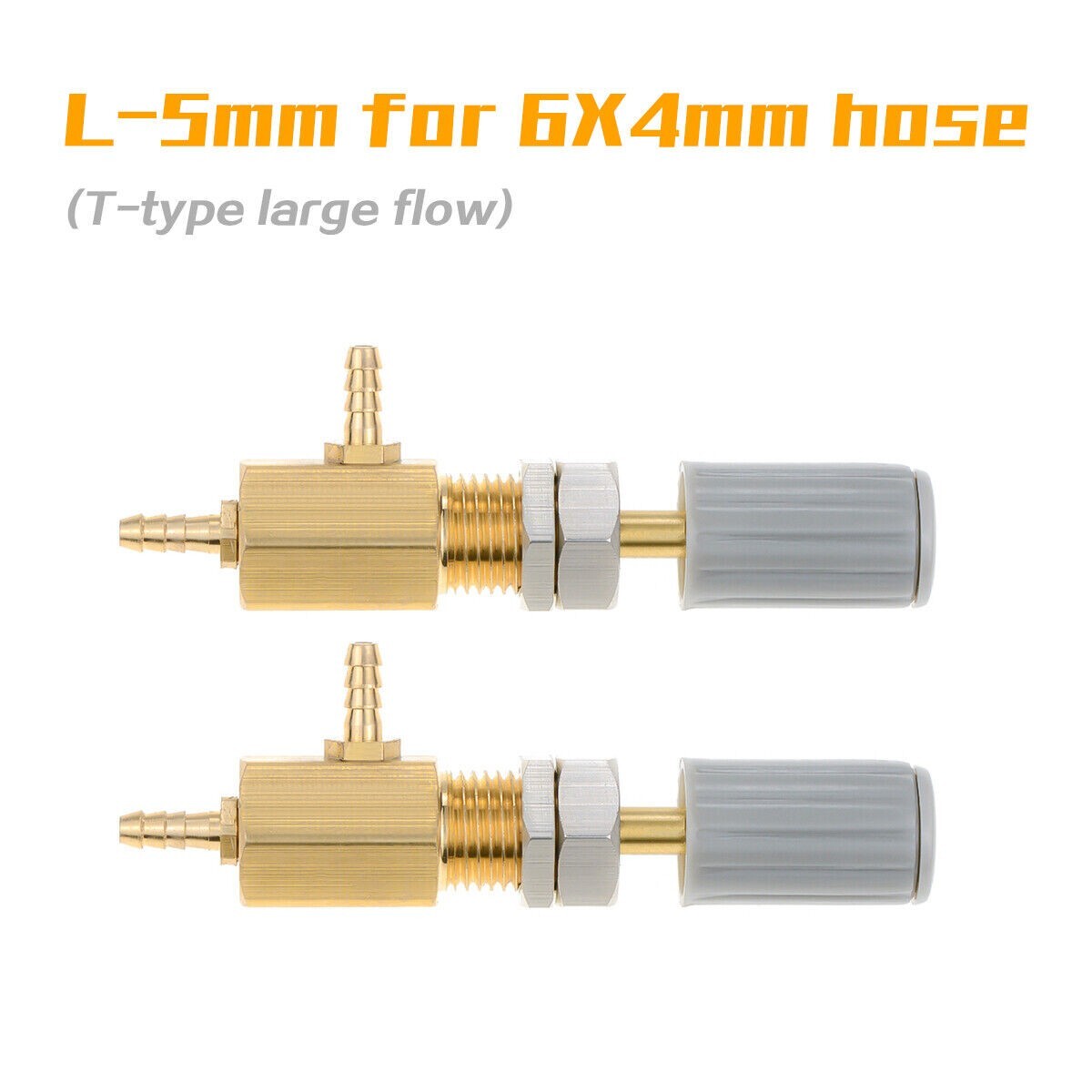 4Pcs/6Pcs Dental Regulator Control Water Valve T-Shape 5mm for Dental Chair