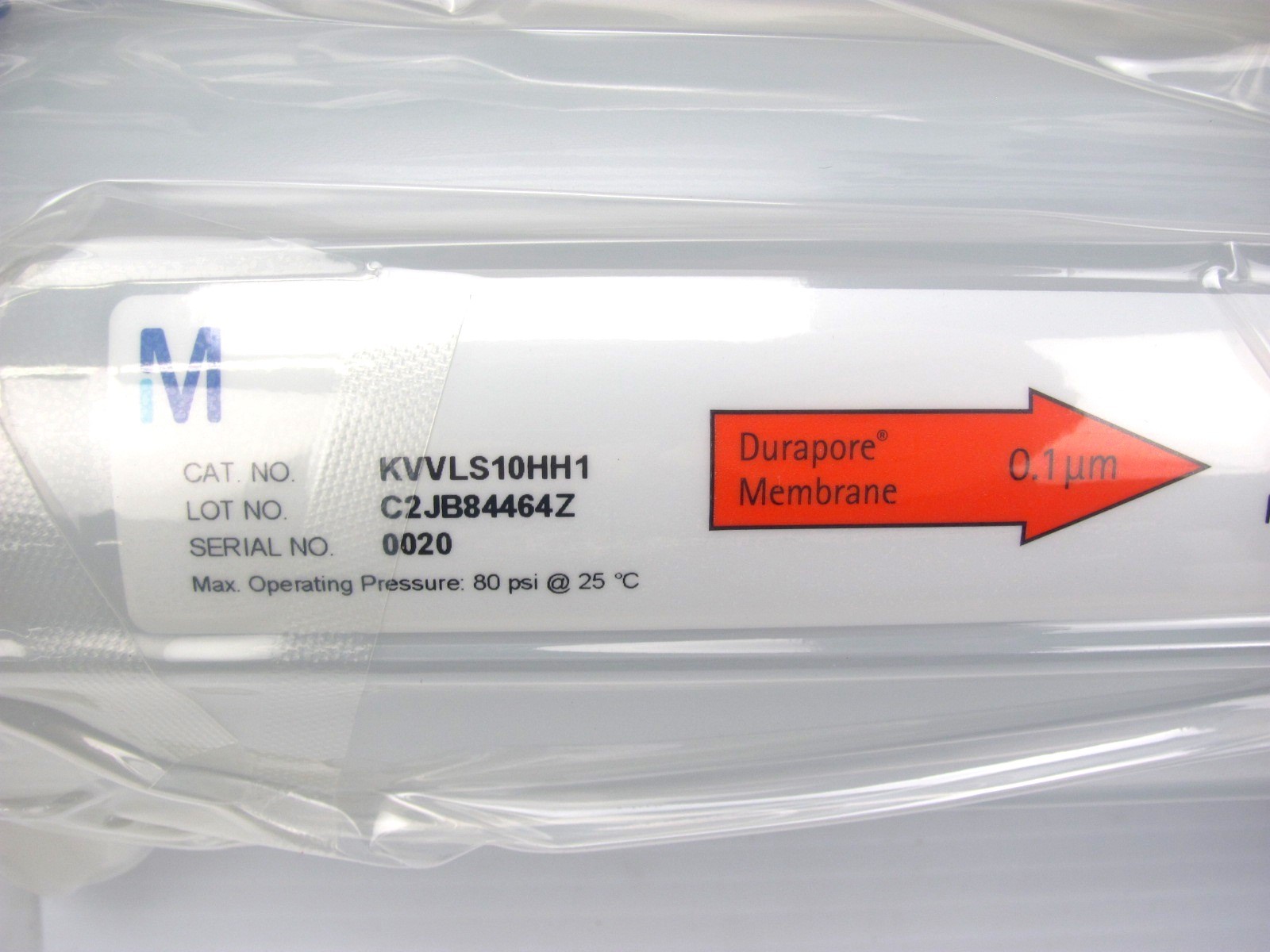 MILLIPORE KVVLS10HH1 STERILE Durapore Opticap XL 10 Capsule 0.1um Filter EXP7/24