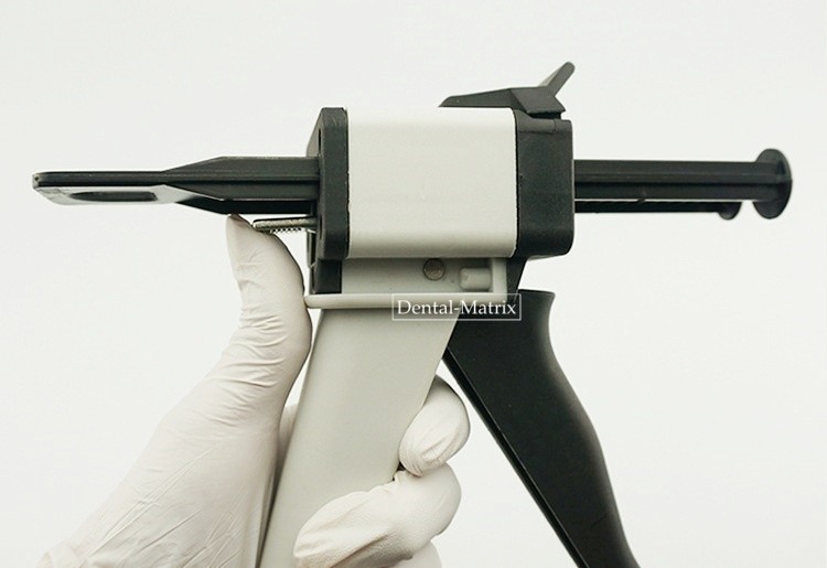 Dental Impression Universal Cartridge Dispenser Delivery Gun 1:1 2:1 Mixing
