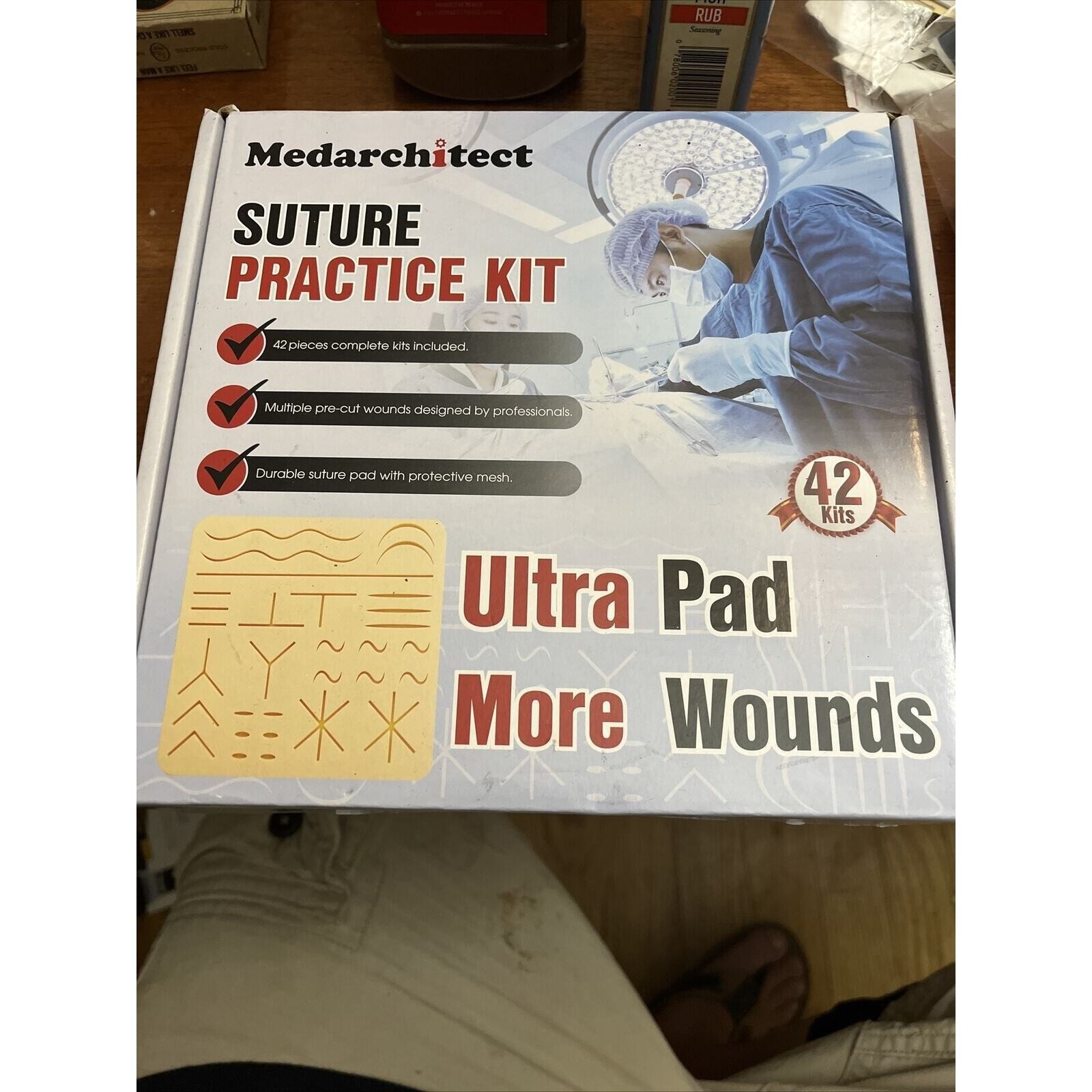 Medarchitect Suture Practice Kit for Medical Student Suture Practice Kit