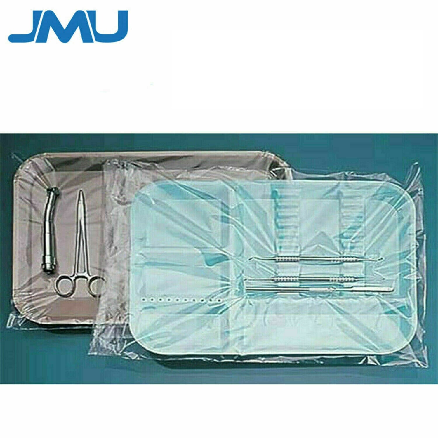 500/Box JMU Medical Dental B Tray Covers Sleeve Durable Poly Size Small 10.5×14″