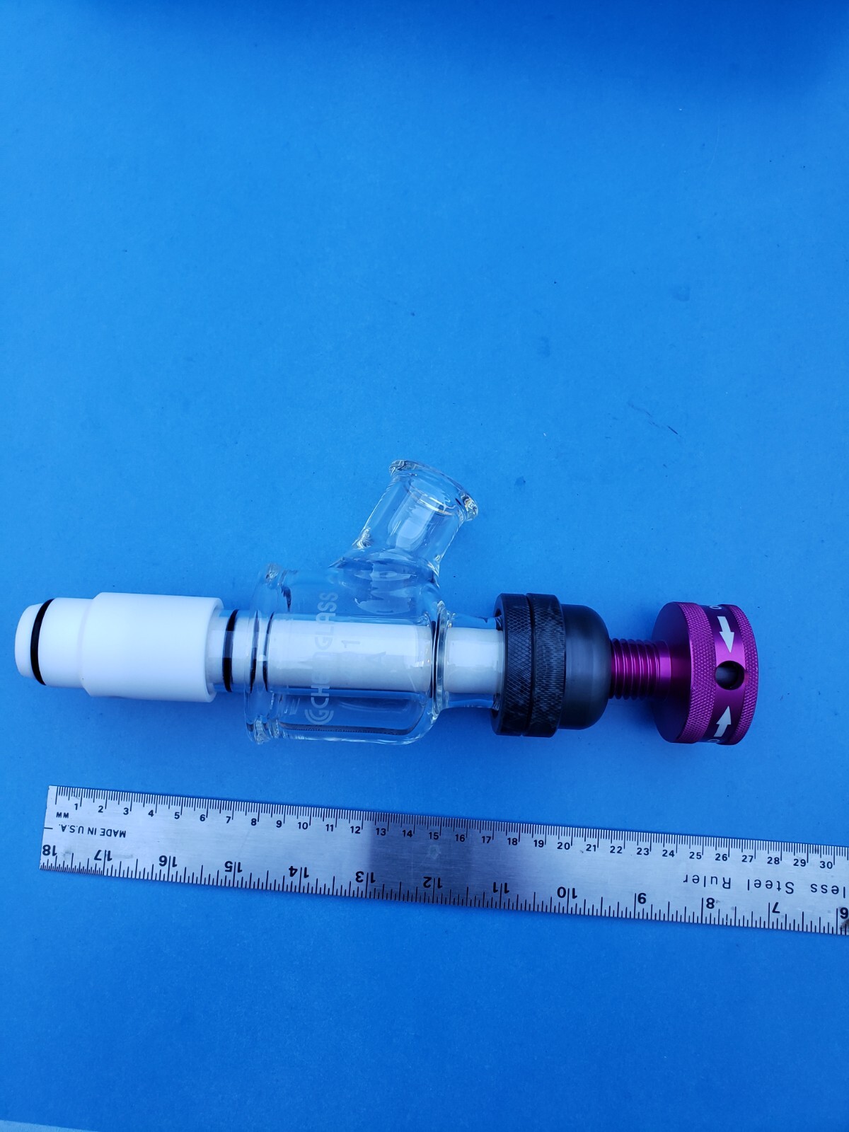 Chemglass Drain Valve Zero Dead Space CG-1968-Q-01