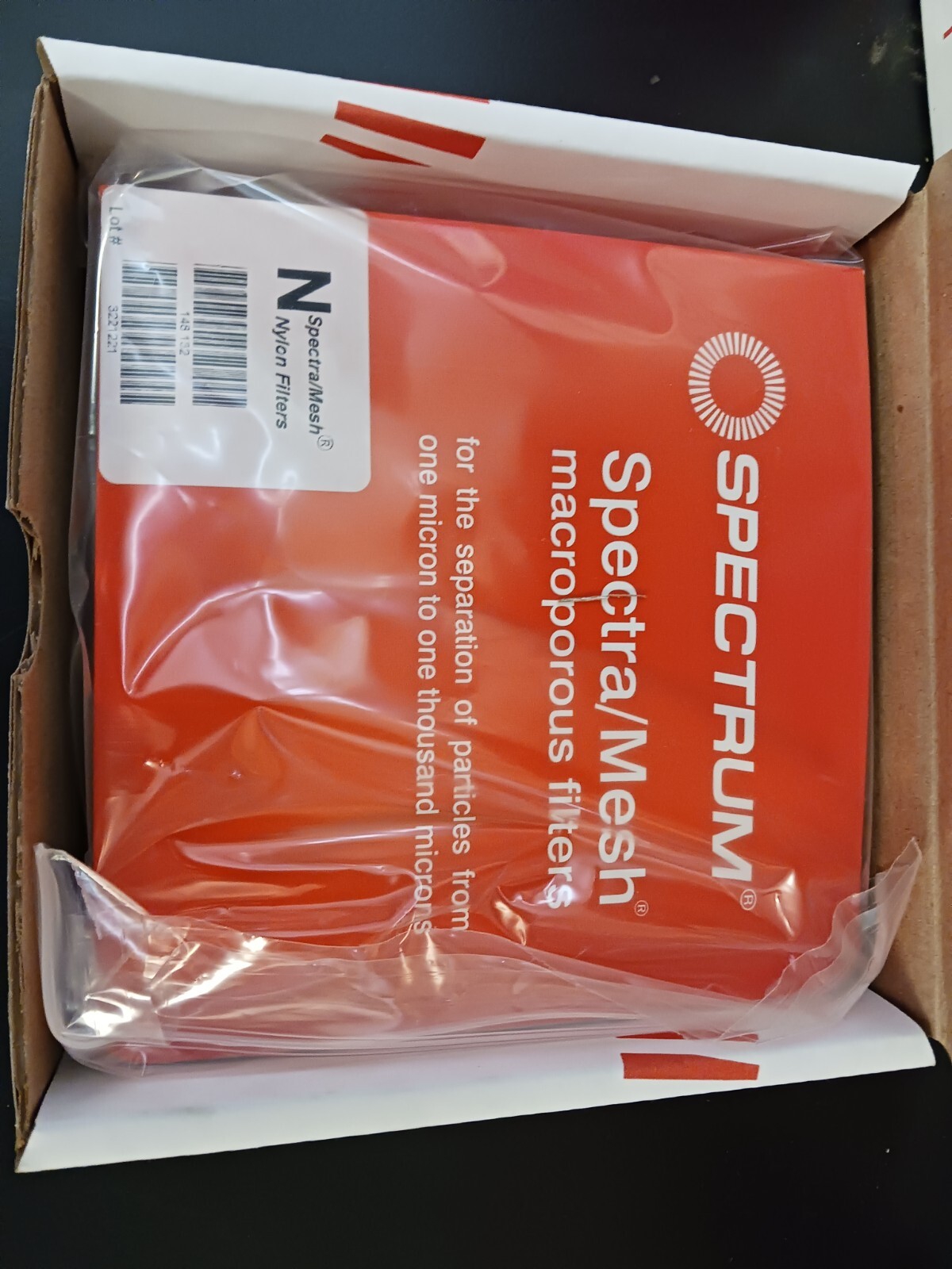 Spectrum Spectra/mesh 148-132 NYLON 47MM 10µm 10/PKG Macroporous Filters