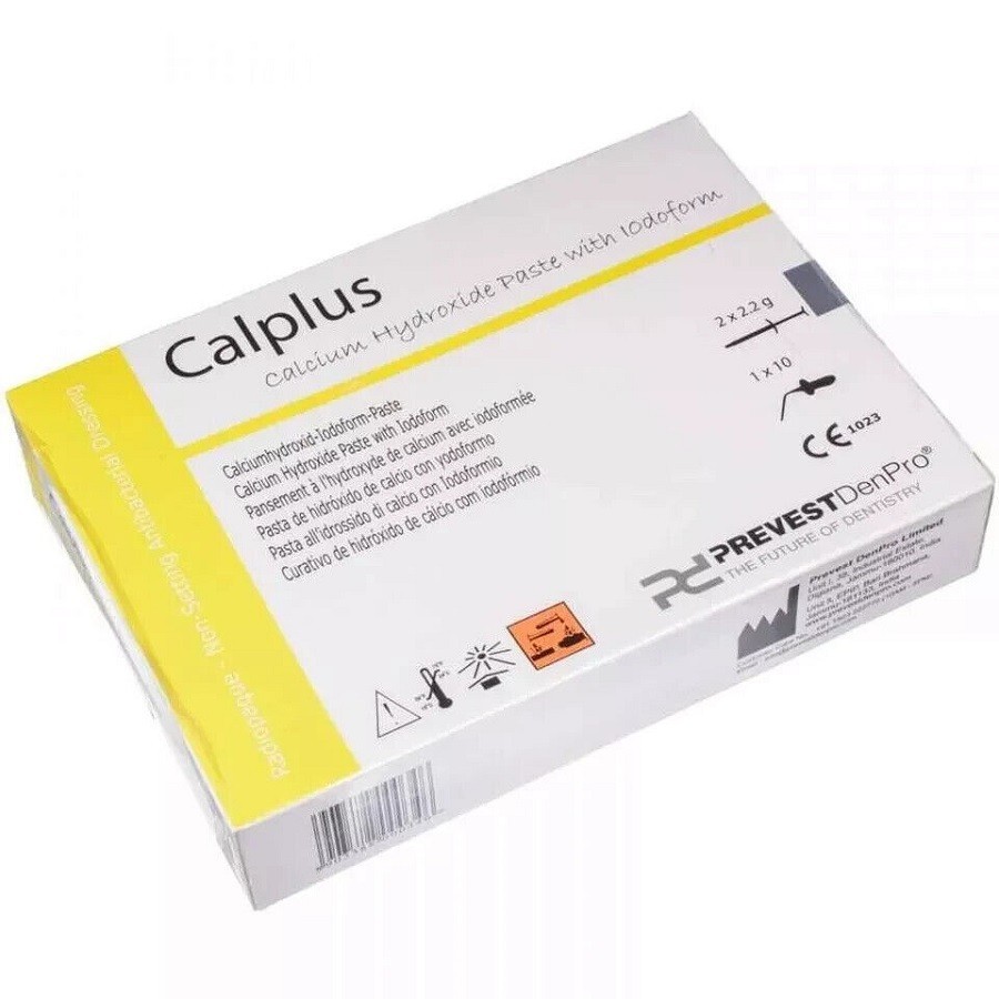 Prevest Denpro CALPLUS Calcium Hydroxide Paste with Iodoform 4x2gm Pack