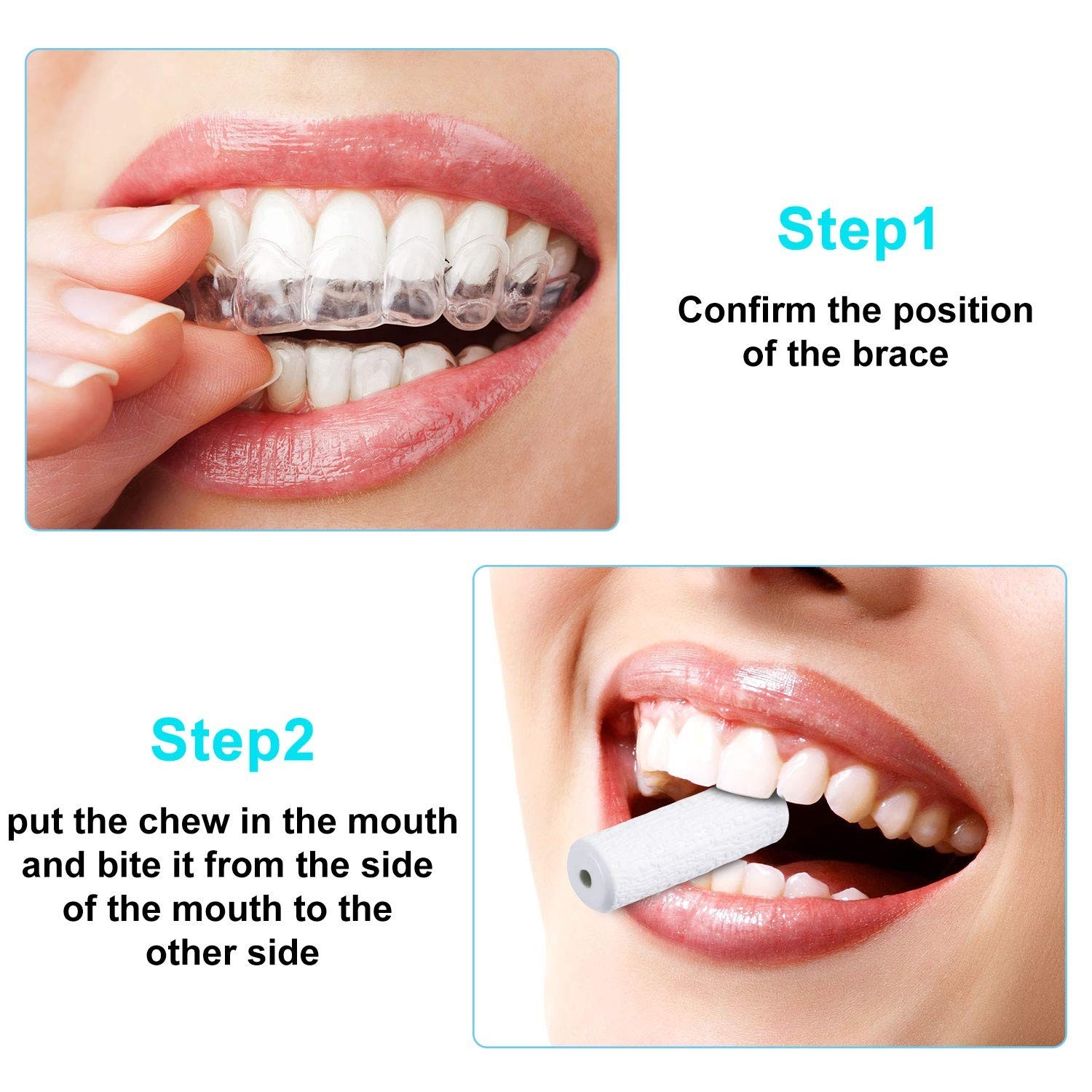 Vibrant 20-Pack Aligner Chompers – Safe Adjustable Silicone Fit for Aligners