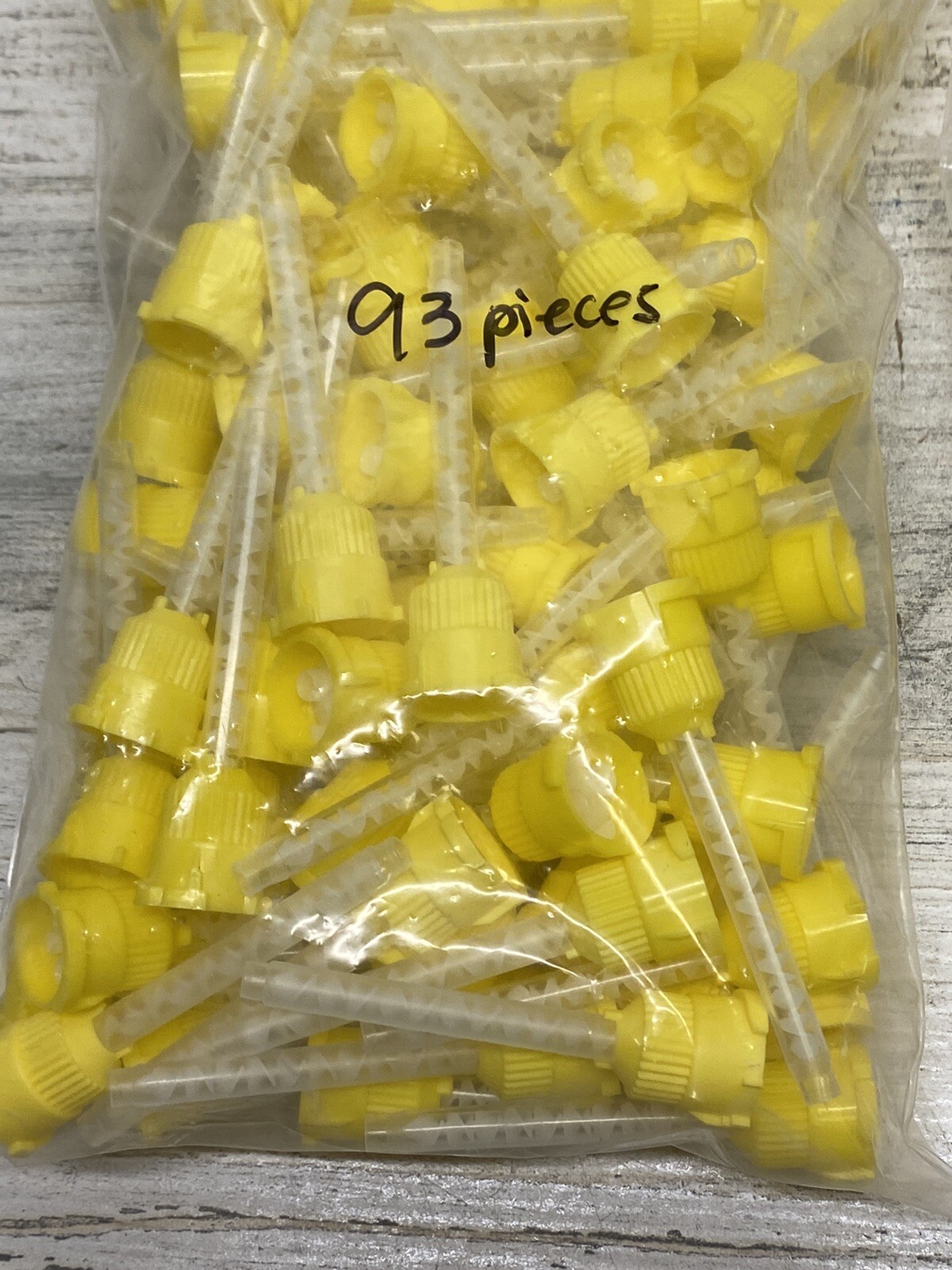Dental Yellow HP Mixing Tips Genco Type 293 x 4.2mm Light Body 293pc Set