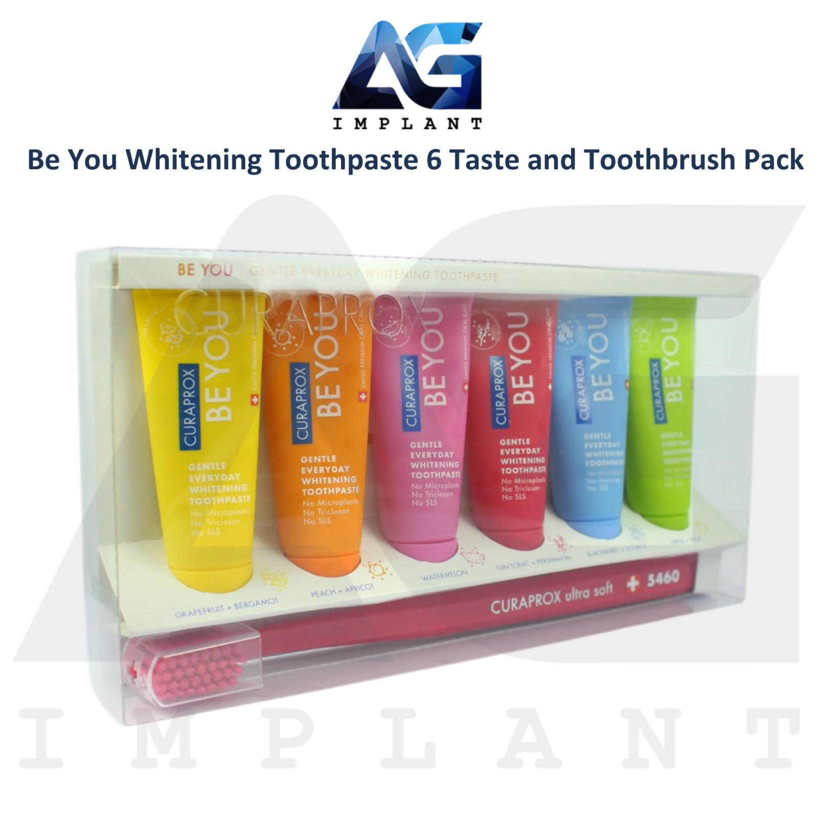 Be You Whitening 6 Flavors Toothpaste 10ml Toothbrush Pack Daily Oral Care
