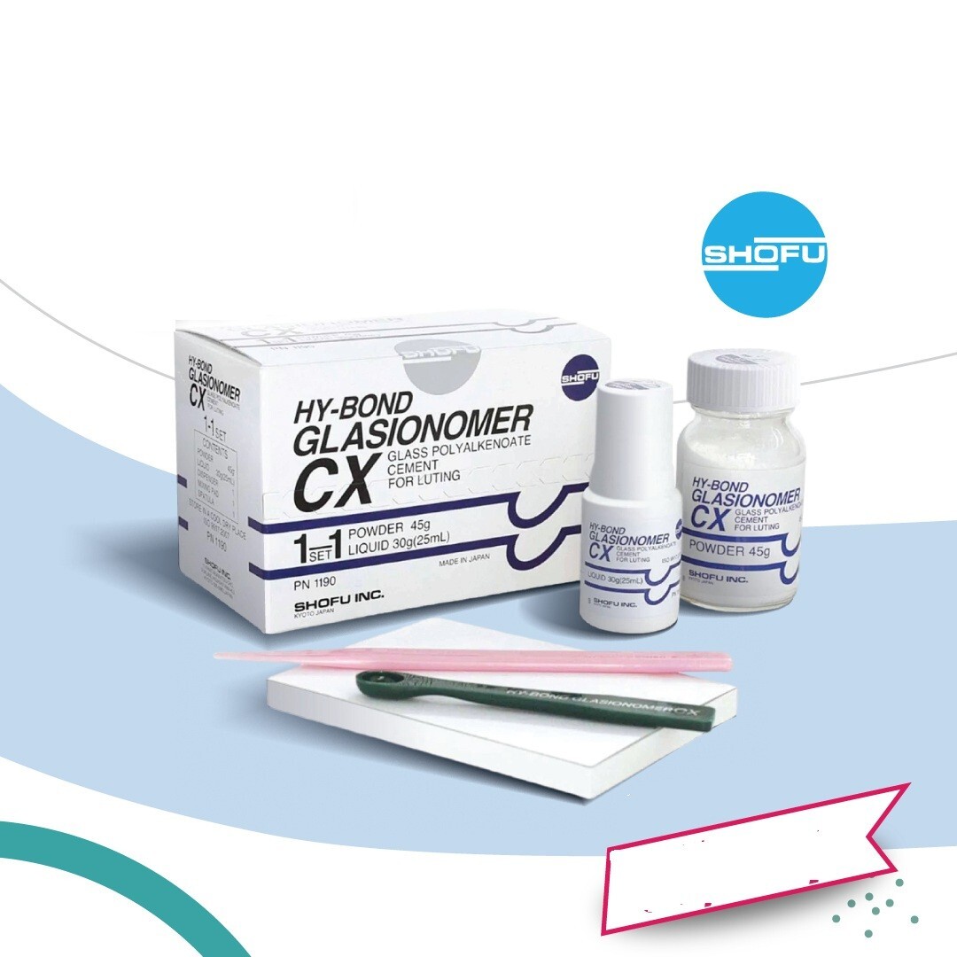 Shofu Hy-Bond CX Lutting Glass Ionomer Cement Big Pack Long Expiry II Free Ship