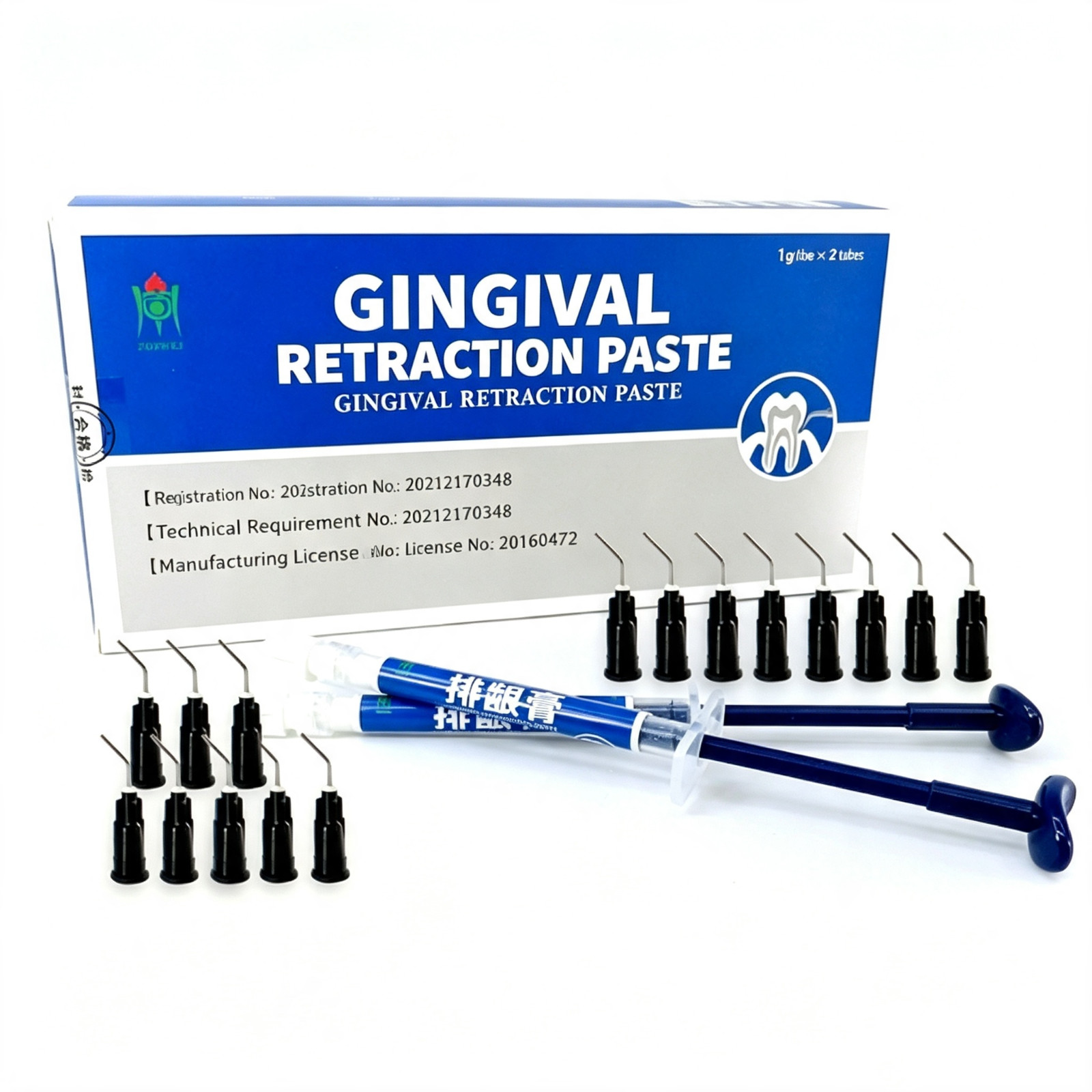ZDSWKJ Gingival Retraction Paste 1g Dental Hemostatic Cord Alternative 21pcs/Box