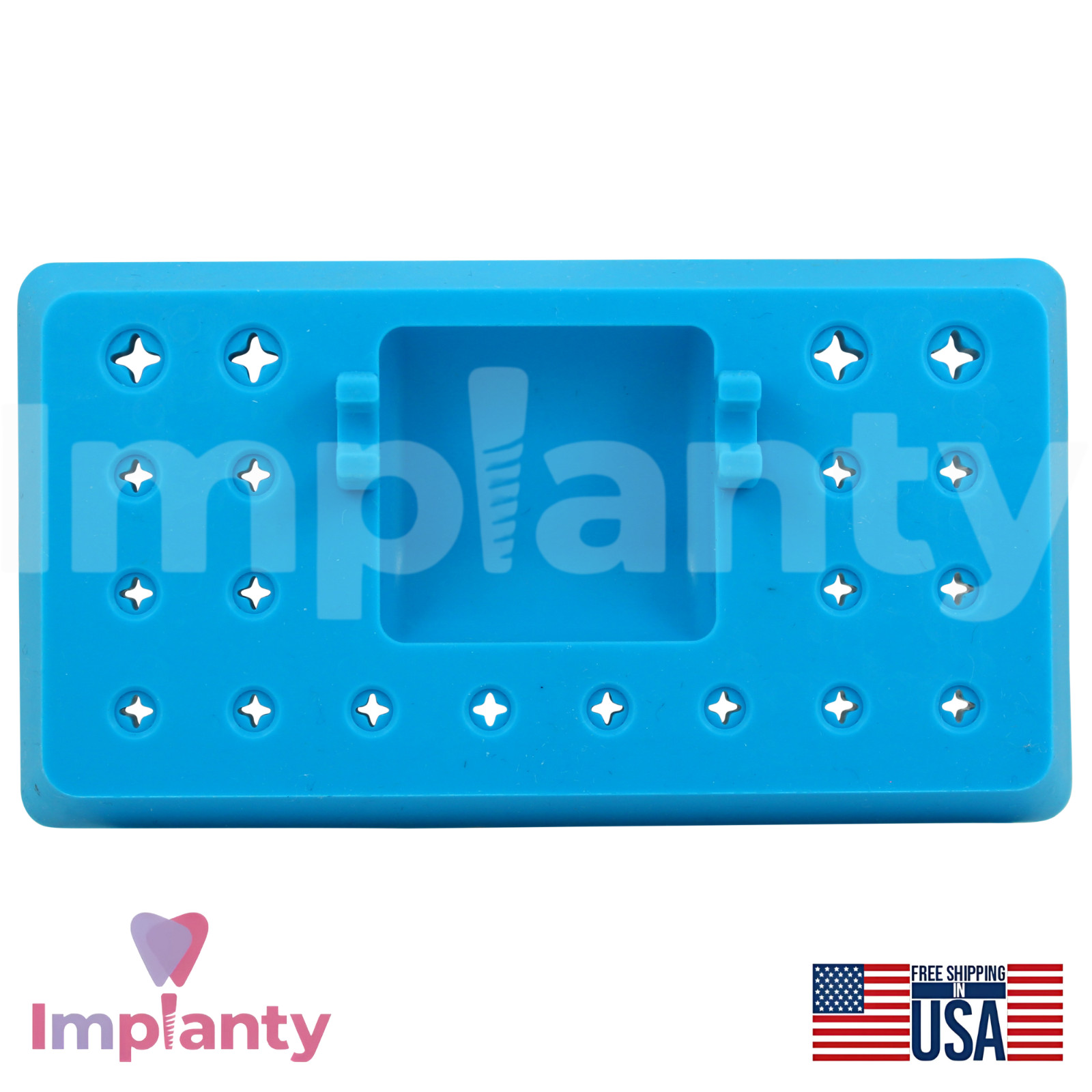 Dental Instruments Silicone Carry-All Tray All Dentistry Burs Type Compatible