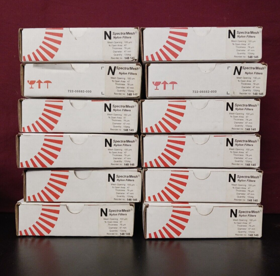 Spectrum Spectra/mesh 148-145 NYLON 47MM 100µm 10/PKG Macroporous Filters