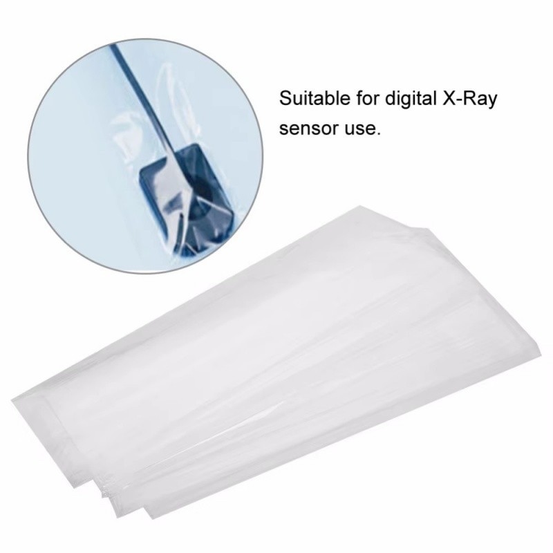 500pcs/box Disposable Plastic Dental Digital Sensor Sleeves Protector Film Cover