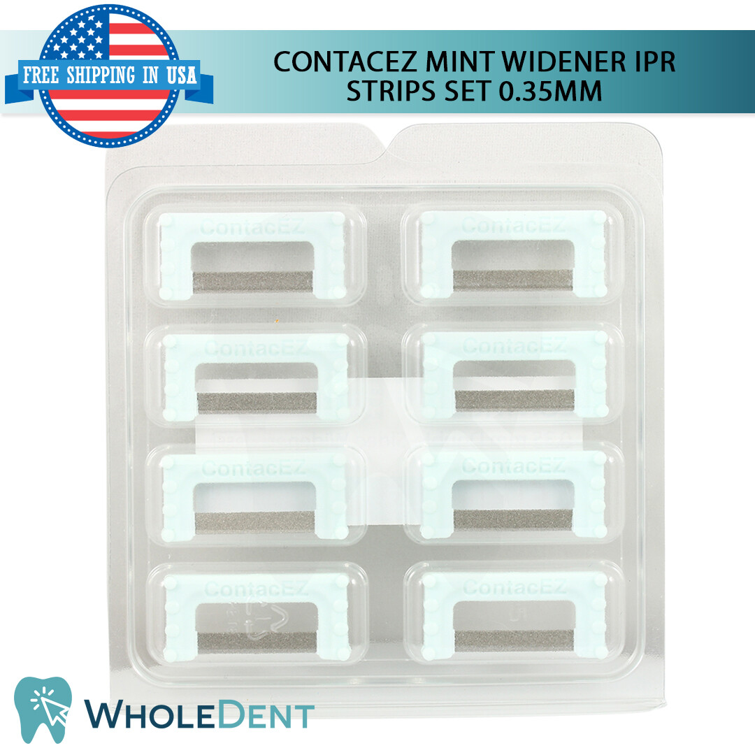 ContacEZ Mint Widener IPR Plus 8 Strips Orthodontic Interproximal Reduction