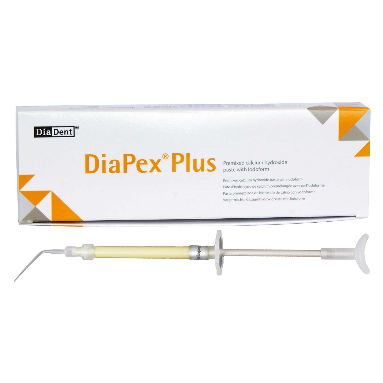 DiaDent Diapex Plus Pemixed Calcium Hydroxide Paste With Iodoform – 1 Syr of 2g