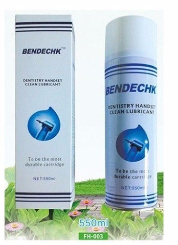 6 x BENDECHK Cleaning Handpiece Lubricant Spray 550mL-