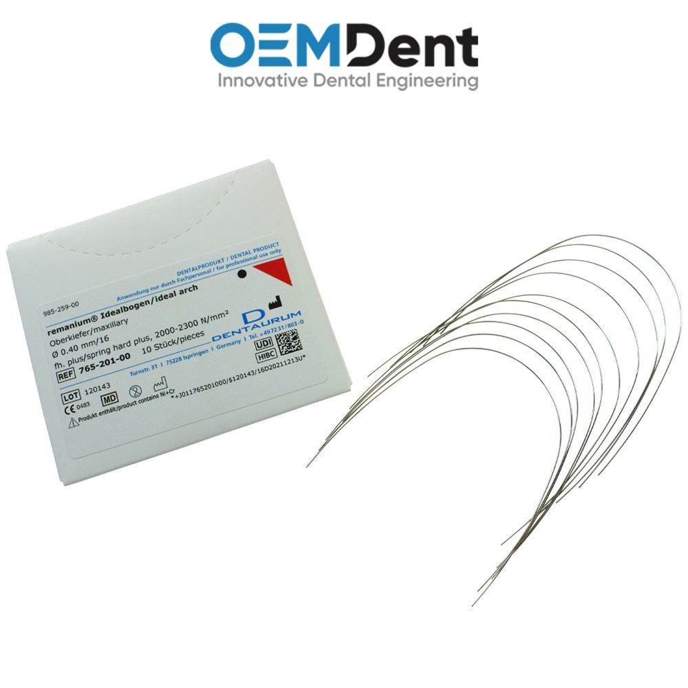 Dental Dentaurum Remanium® Ideal Arch Round Archwires Upper & Lower Jaw Ortho