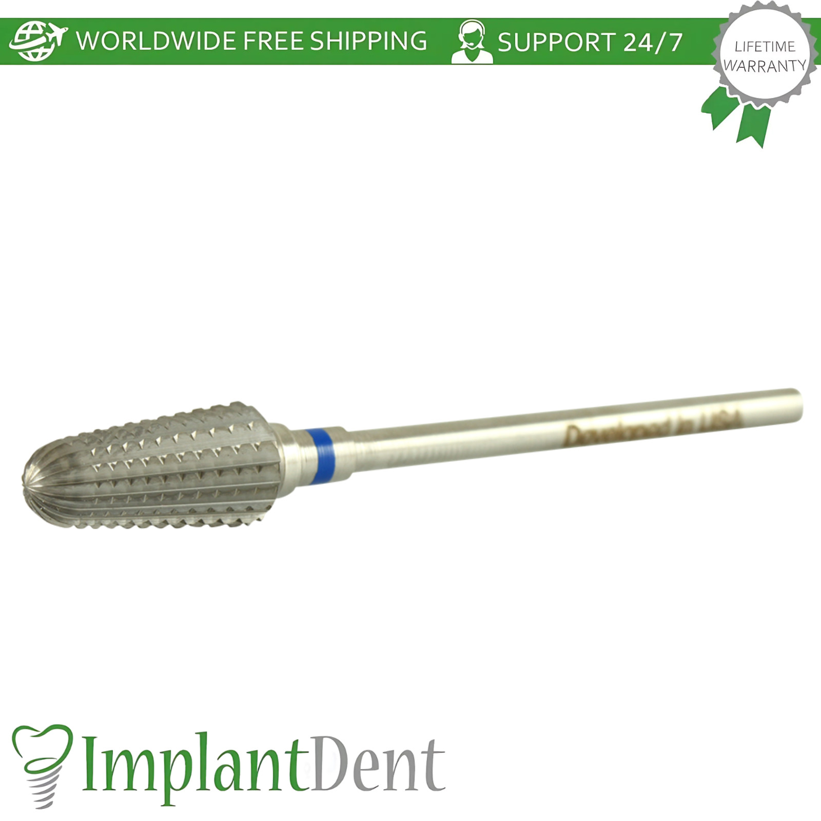 Dental Spiral Cut Standard Carbide Ø7.0mm x 14mm Bur 5001205 Dentistry Tool