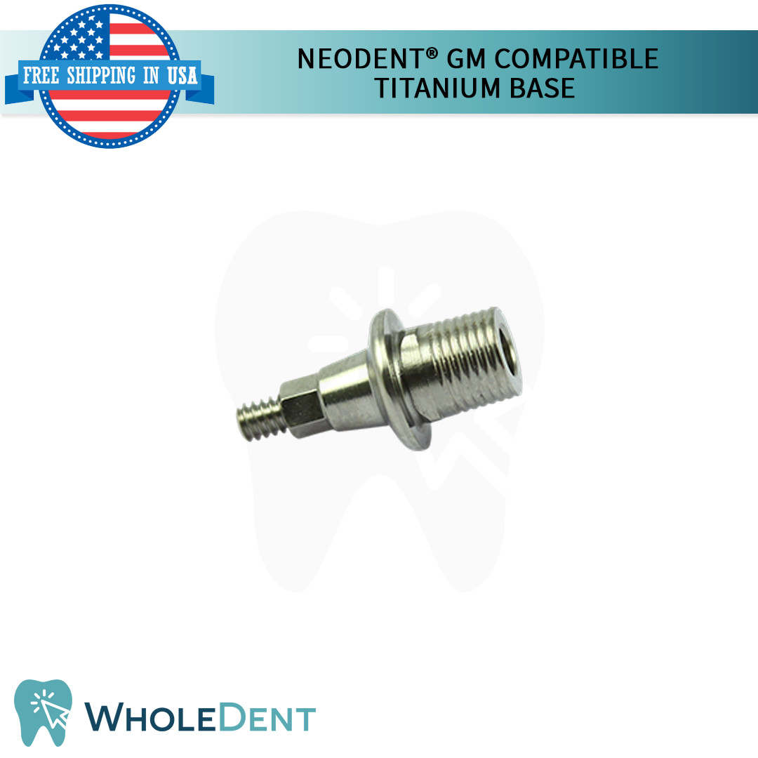5X Titanium Base Dental Prosthetic Compatible with Neodent® GM Ø5.5mm Lab