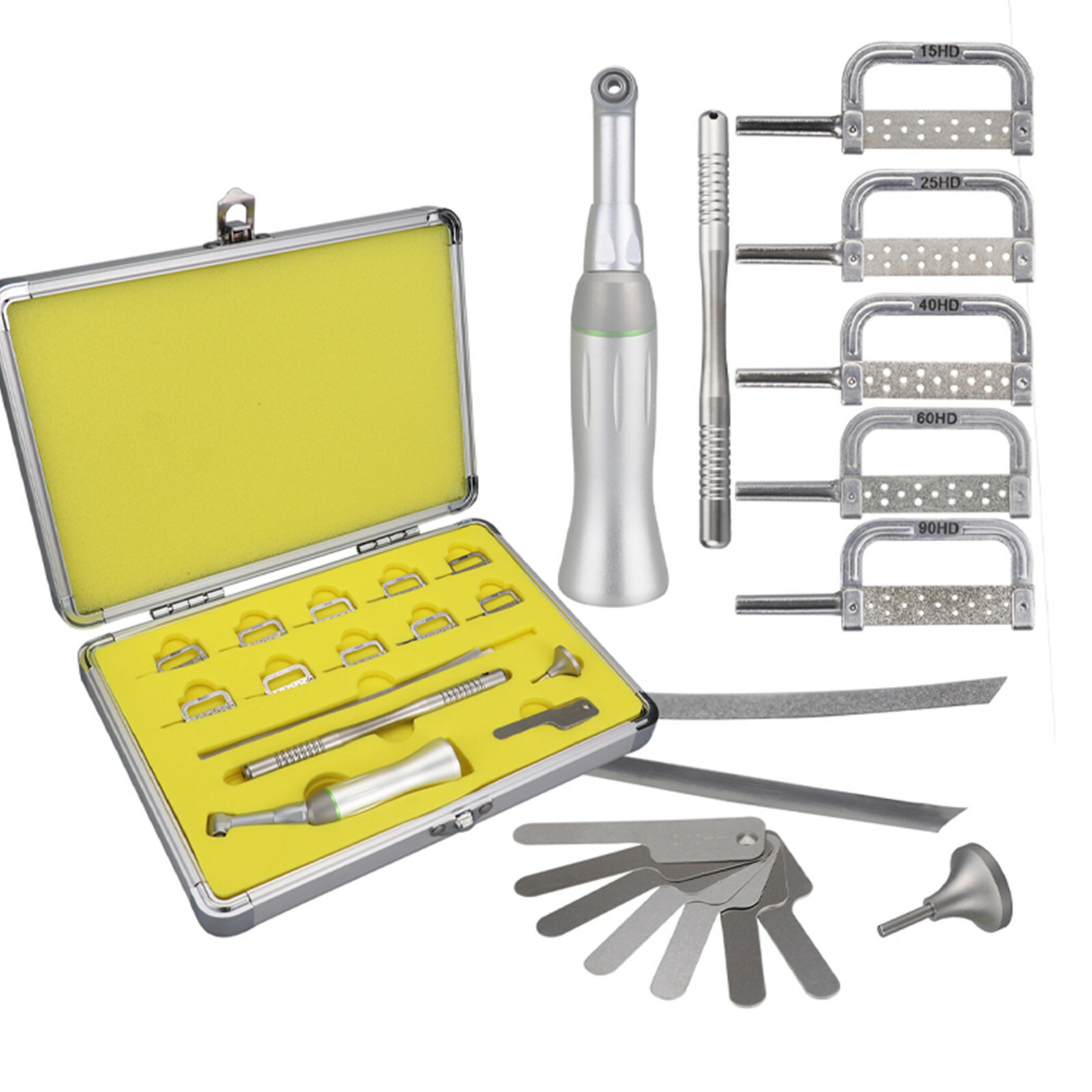Dental Interproximal Enamel 4:1 Reduction IPR System Orthodontic Stripping Kit