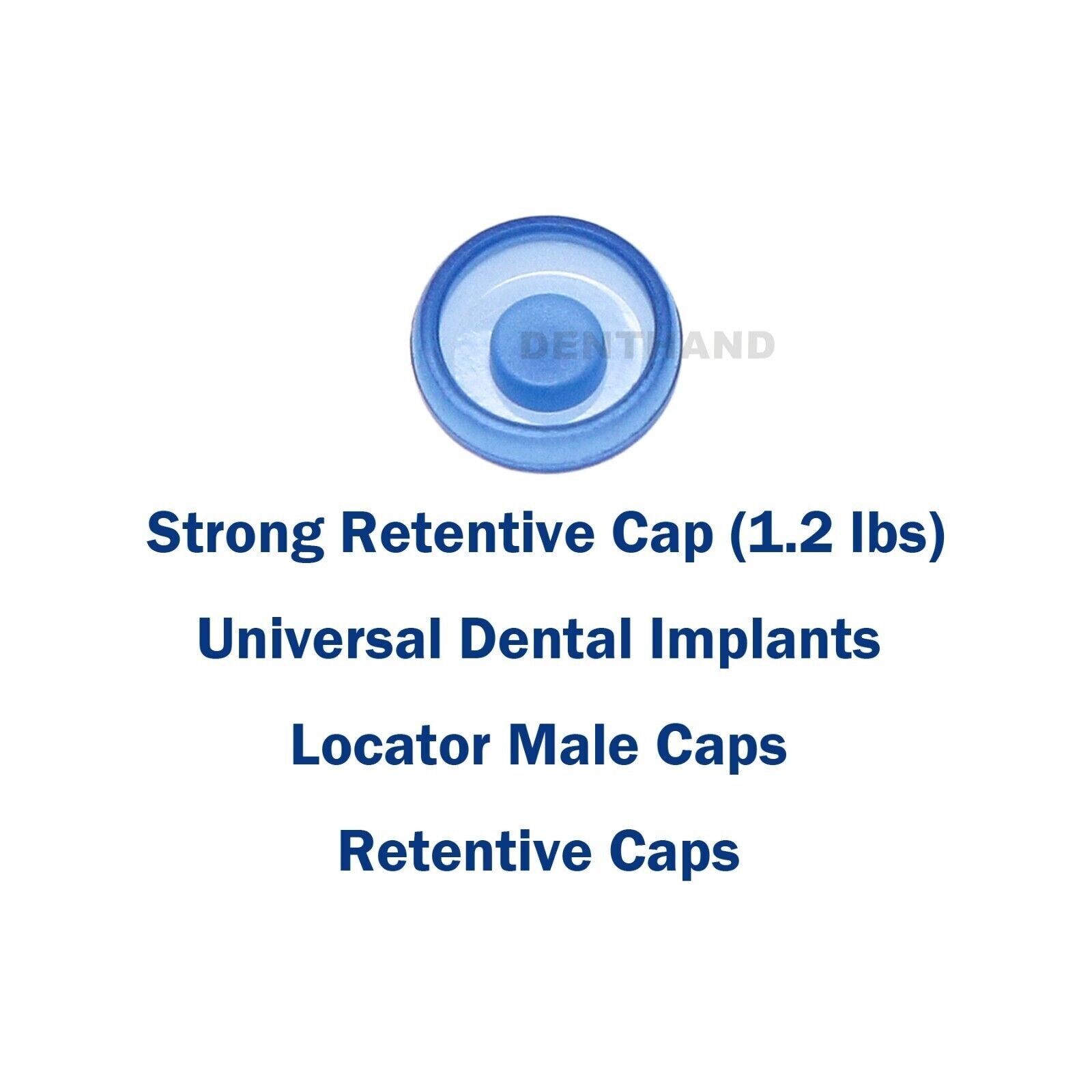 1PC Dental PAØ4.5mm Attachment Abutment 4mm&Overdenture Male Caps Kit for Zimmer