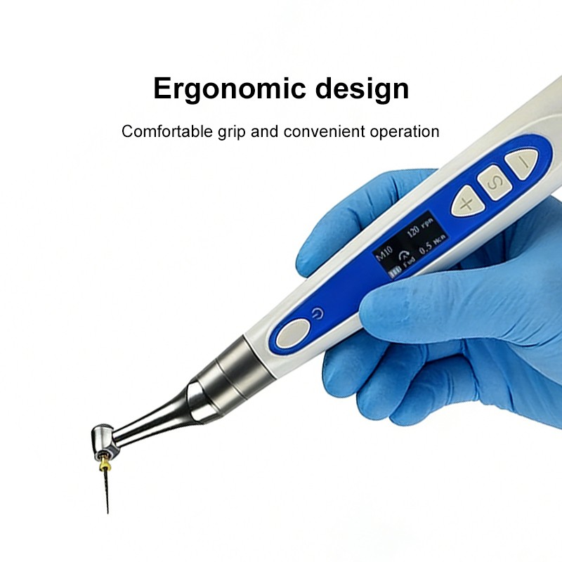 Dental Endo Motor with 2 in 1 Locator 1:1 Contra-angle Root Canal Preparation
