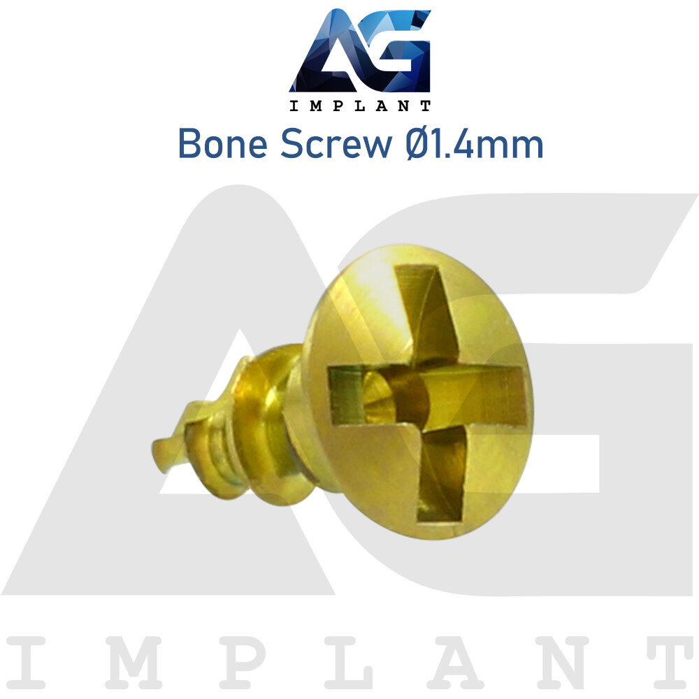 10 Titanium Screw Ø1.4mm Guided Regeneration GBR Dental Membrane Fix System