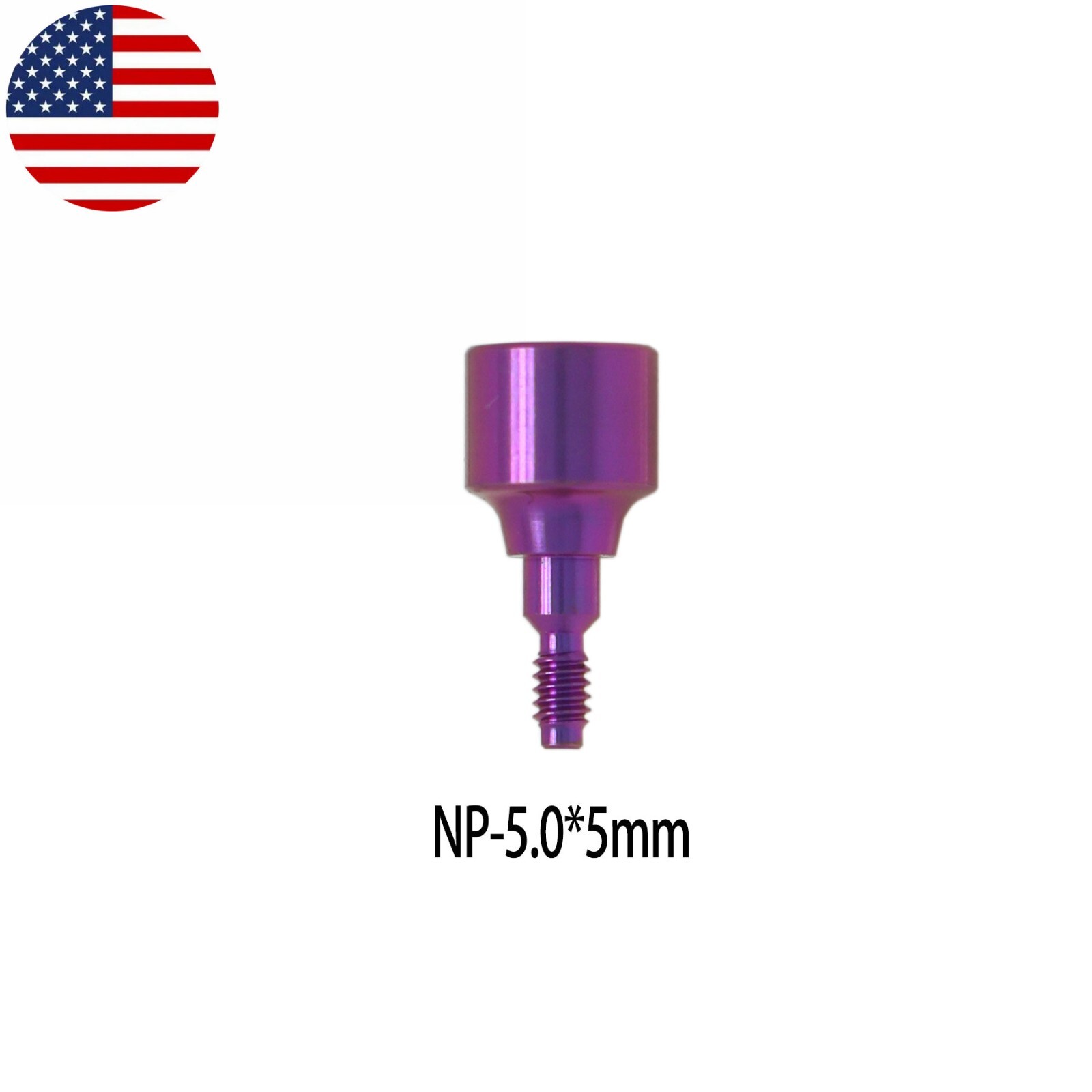 US Dental Healing Cap Abutment RP/NP Compatible Nobel Active ∅3.6 ∅5.0 ∅6.0