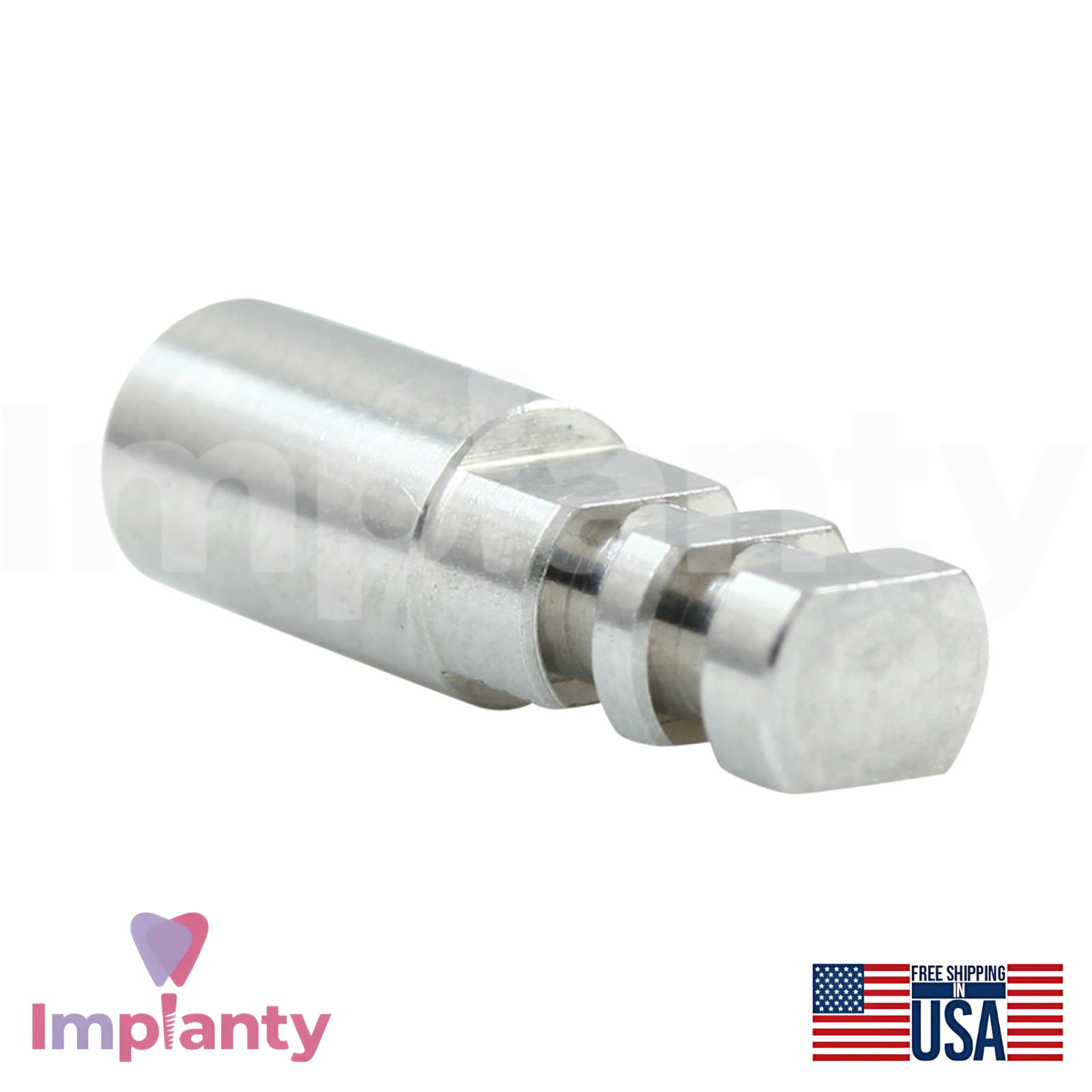 10x MIS® Seven Compatible Dental Fixture Analog Ø3.75mm Replica Int Hex 2.45mm
