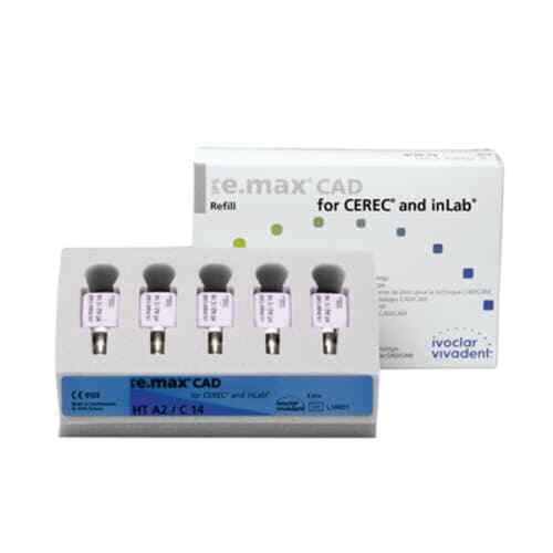IPS e.max CAD LT Block, Shade C2 Size I 12, 5/Pk