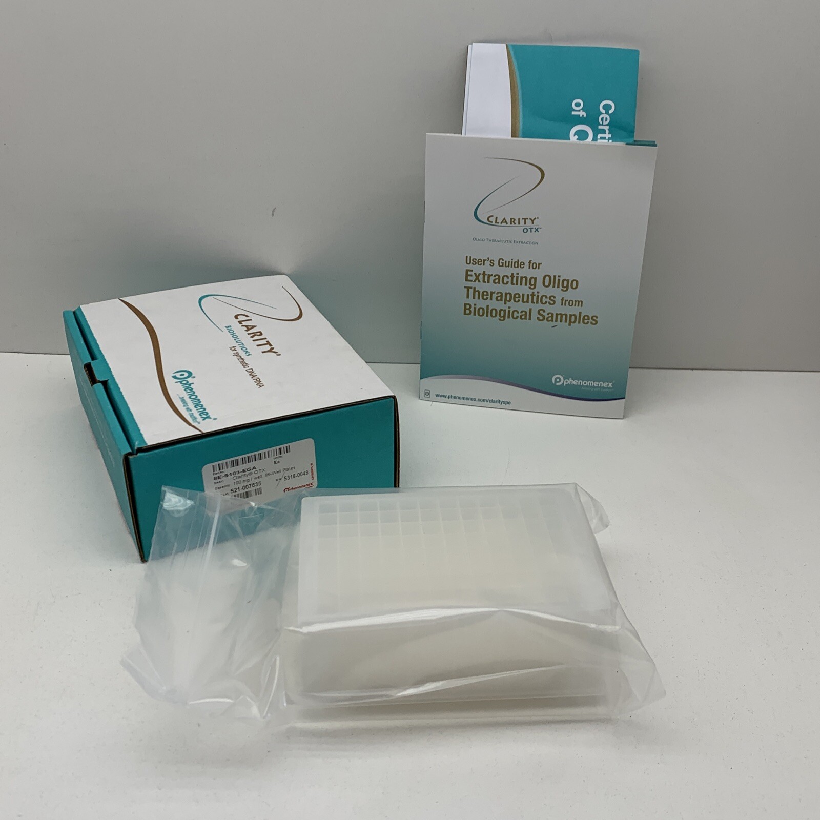 Phenomenex 8E-S103-EGA Clarity OTX Plate 100mg / Well 96-Well