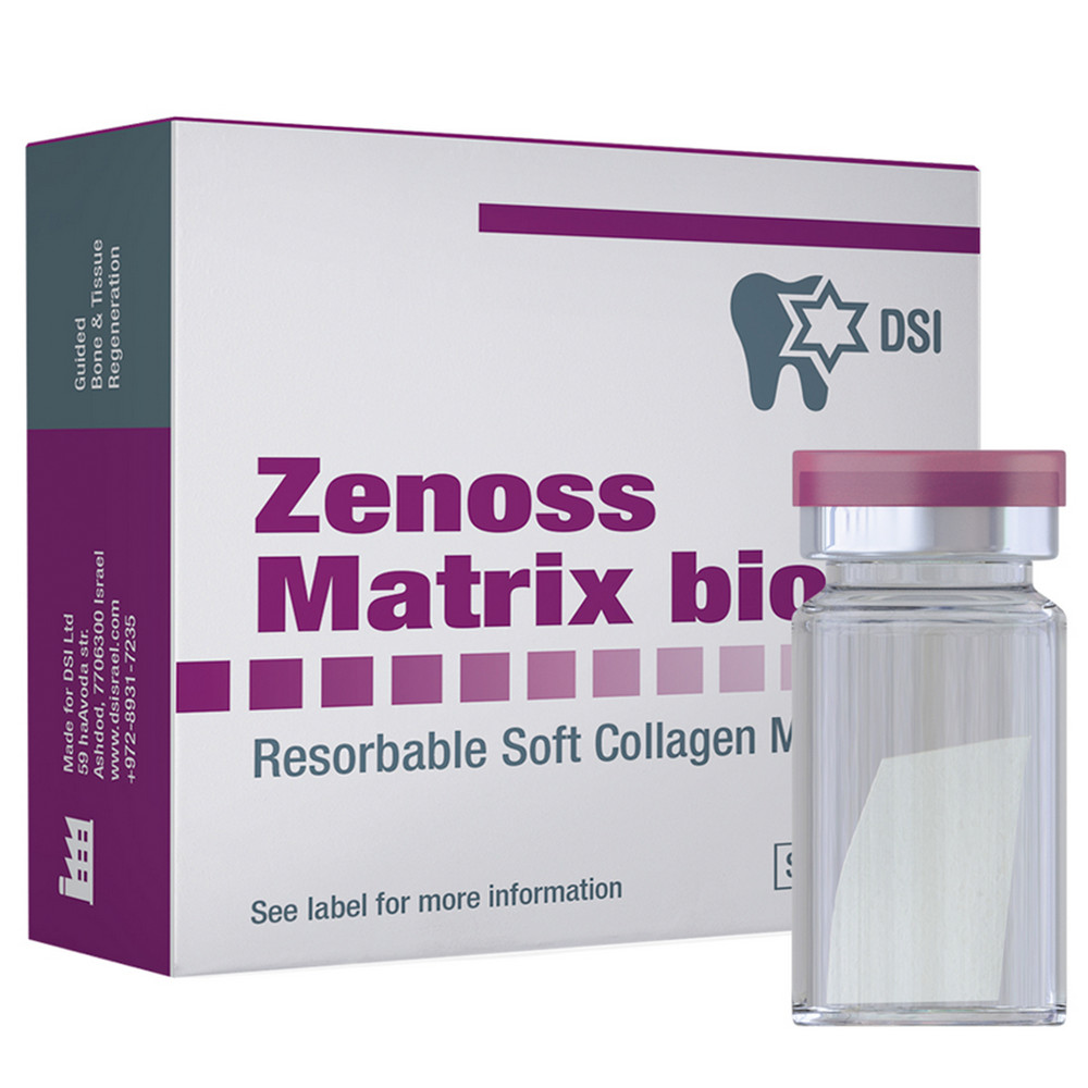 1pcs Dental Zenoss Bio+ Resorbable Collagen Bovine Soft Matrix Membrane