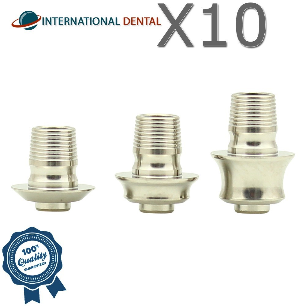 10 Dental Rotational Ti-Base Wide Platform Ø5.7mm MIS® Seven Compatible Int Hex