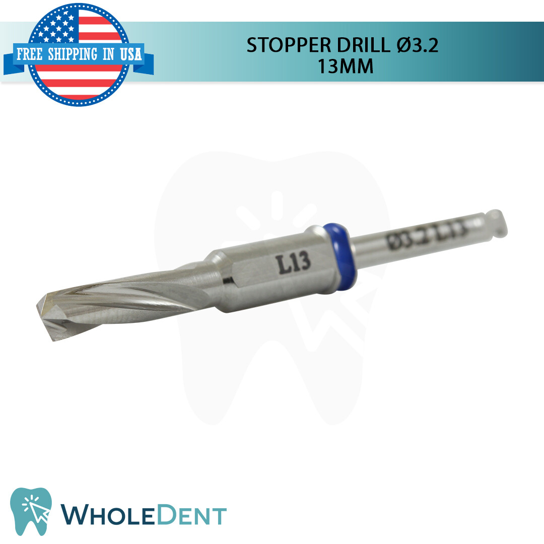 Surgical External Irrigation Stopper Drill Ø3.2 And Guide Sleeve Dental Implant