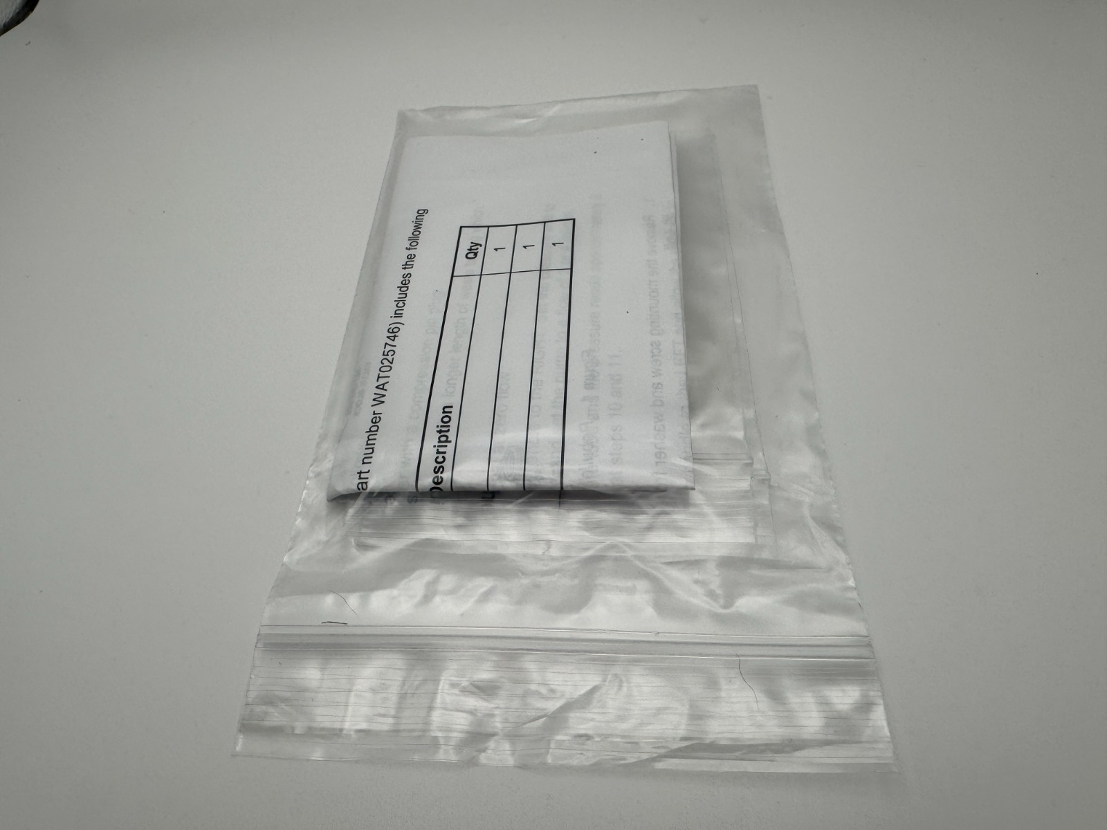 Waters Kit Ref Valve Rebuild Kit HPLC Part Number WAT025746