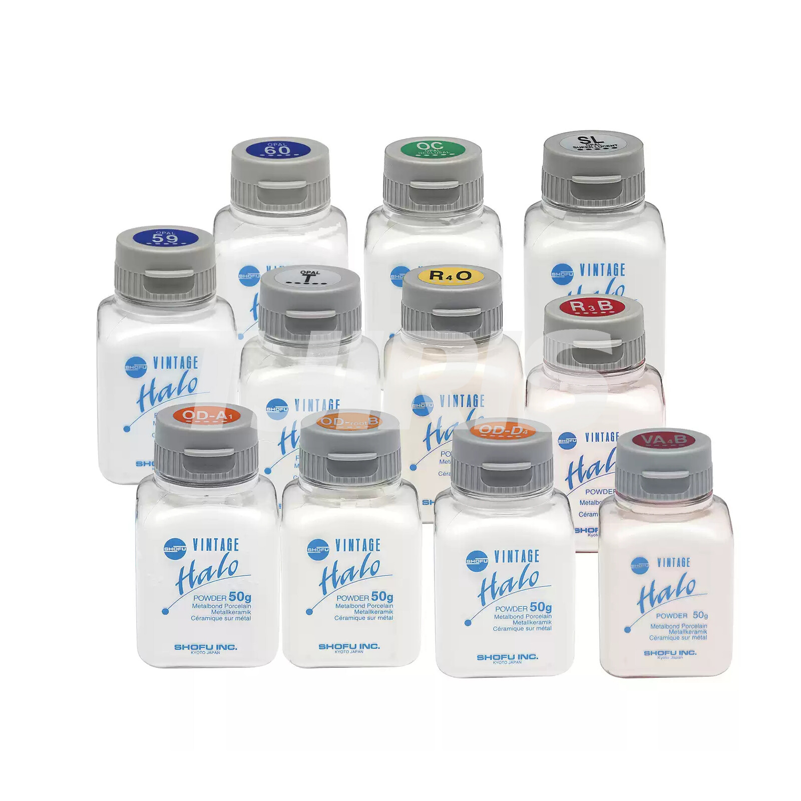 50g SHOFU VINTAGE Halo PFM Dental Metal Porcelain Powder Opaque Dentine Powder