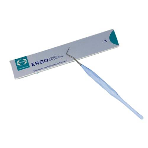 Ergoform Single Ended Explorer Form C, 1/Pk. Pastel Blue Handle