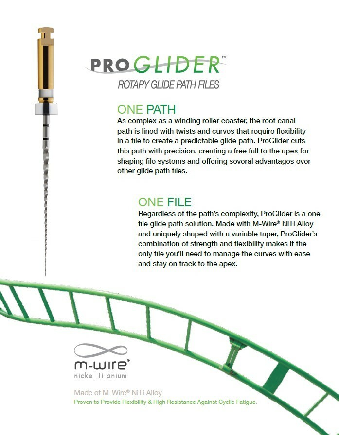 Proglider Rotary Glide Path Files Endodontic Files Dentsply All Sizes 3 files/pk