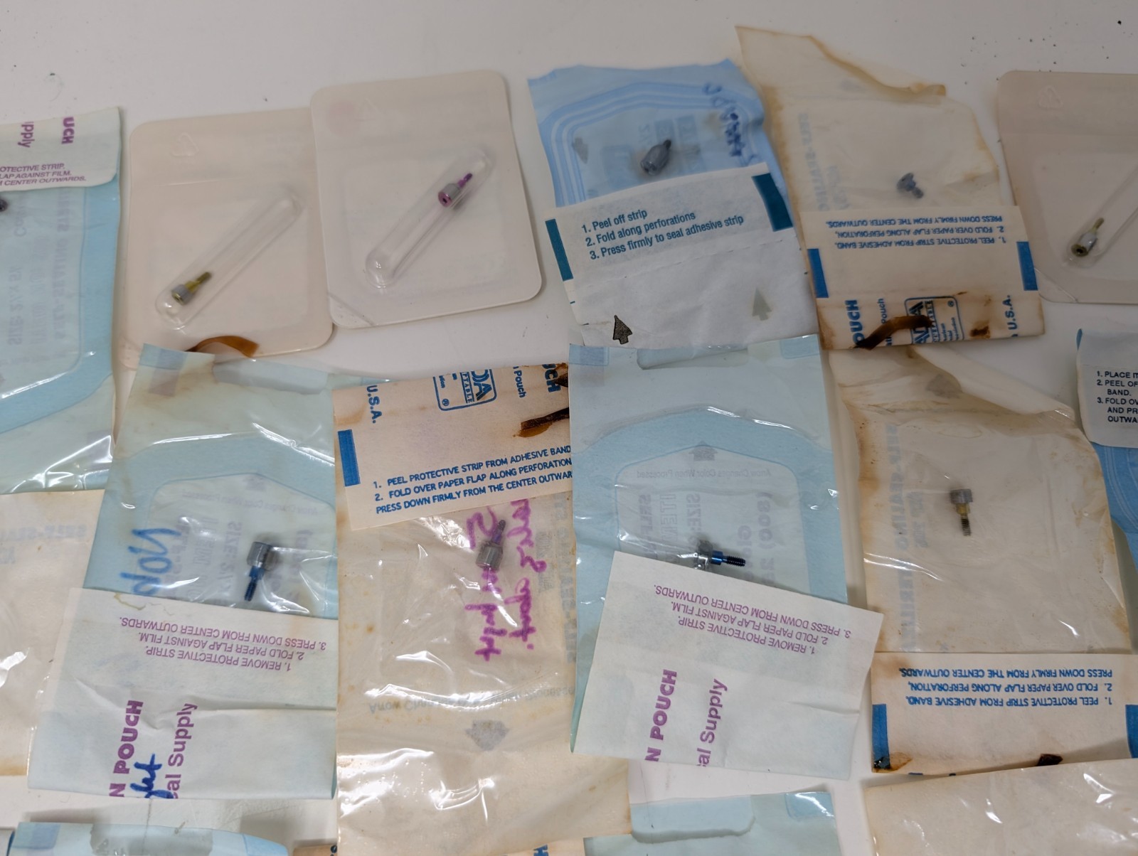 Lot of Nobel Biocare Implant Screws In Sterile Bags (G4)