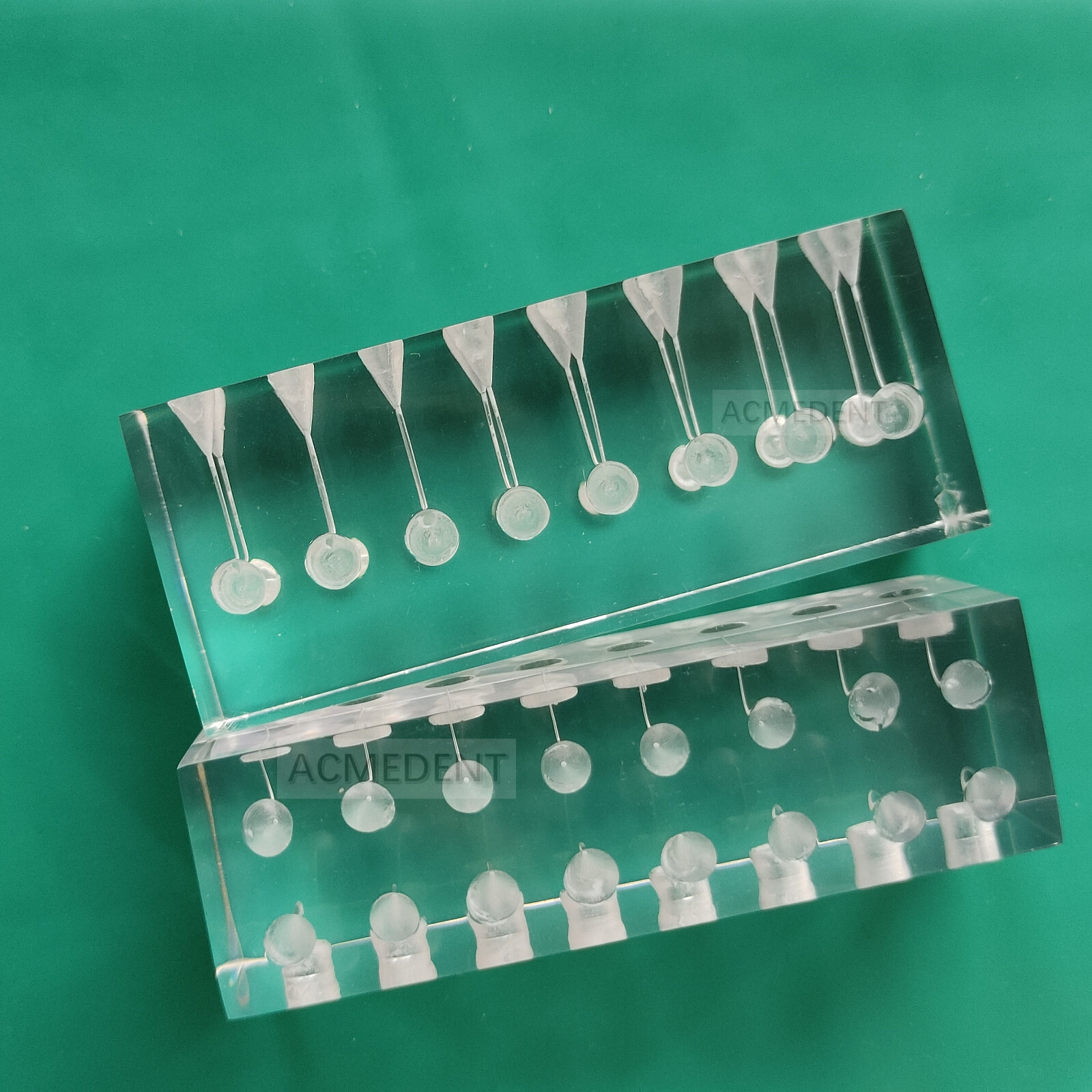 1Piece Dental Endo Files Practise Blocks RCT Block 16-Root Canal Sixteen IN ONE