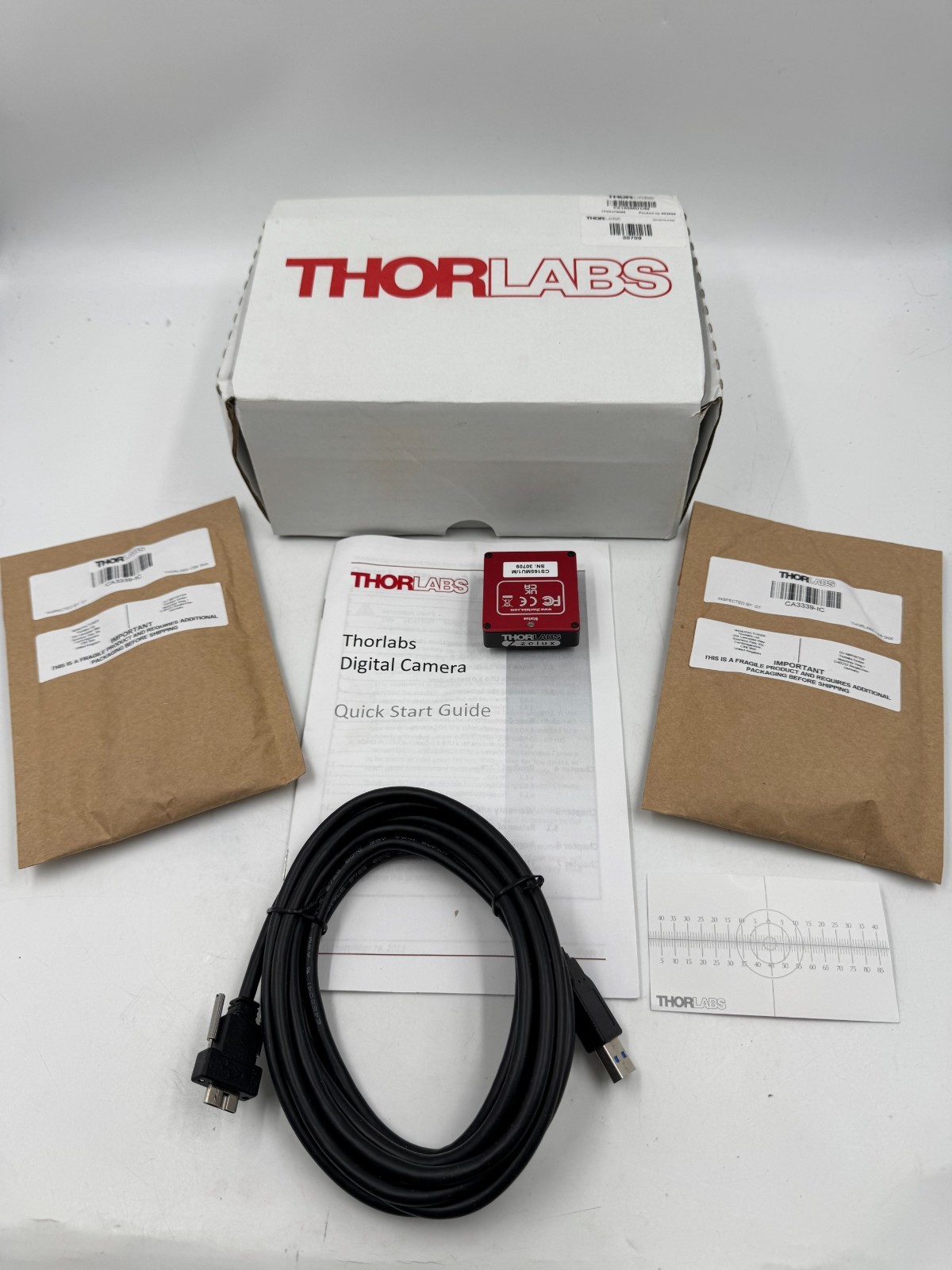 Thorlabs Zelux 1.6MP Mono CMOS Camera USB 3 Metric CS165MU1/M UK VAT DHL