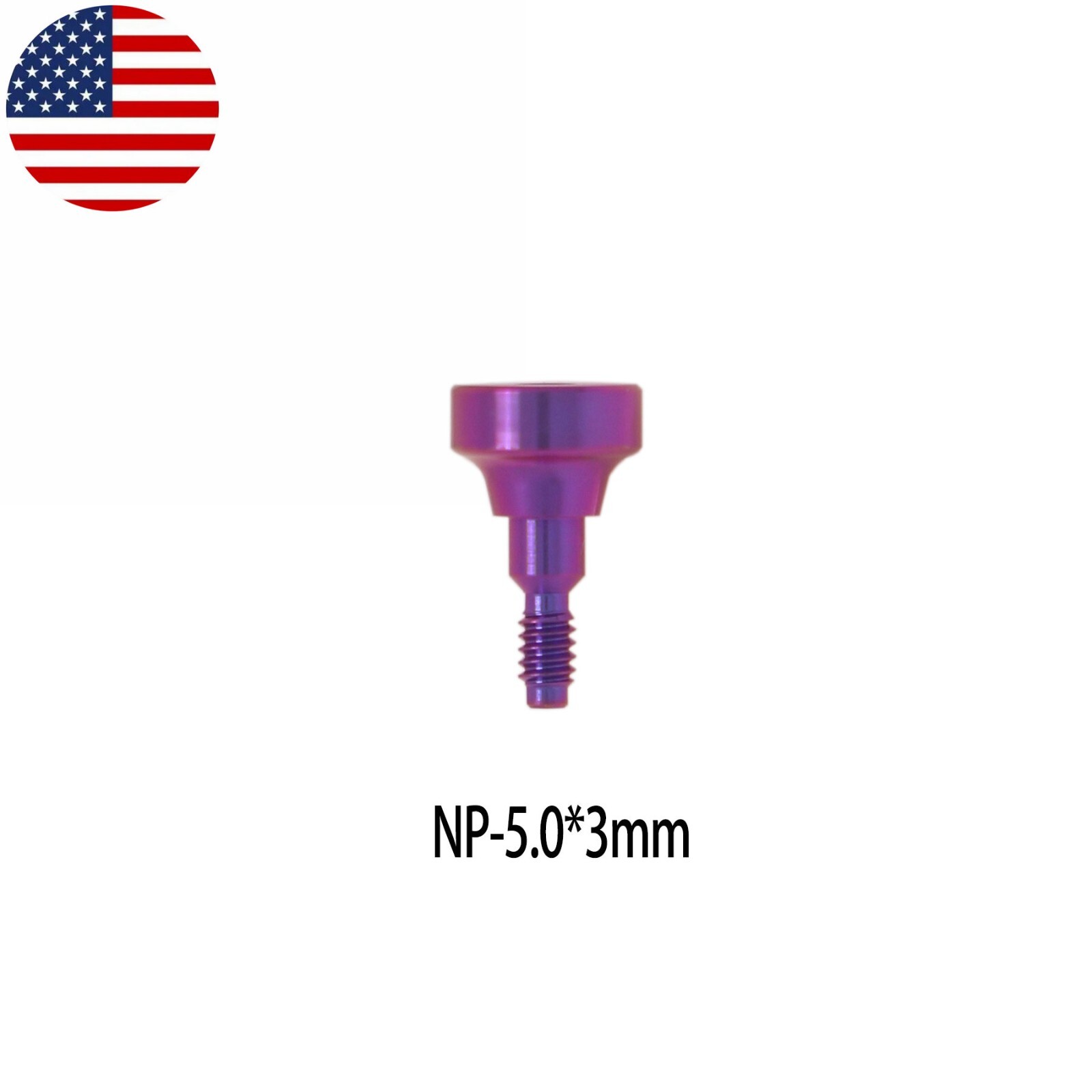 US Dental Healing Cap Abutment RP/NP Compatible Nobel Active ∅3.6 ∅5.0 ∅6.0