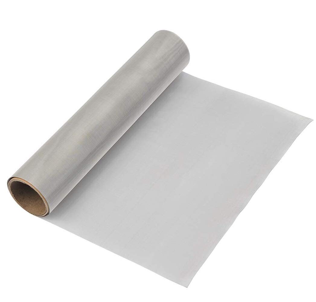 100 Mesh 150 Micron 304 Stainless Steel Woven Wire Screen 12″x36″dry ice bucket