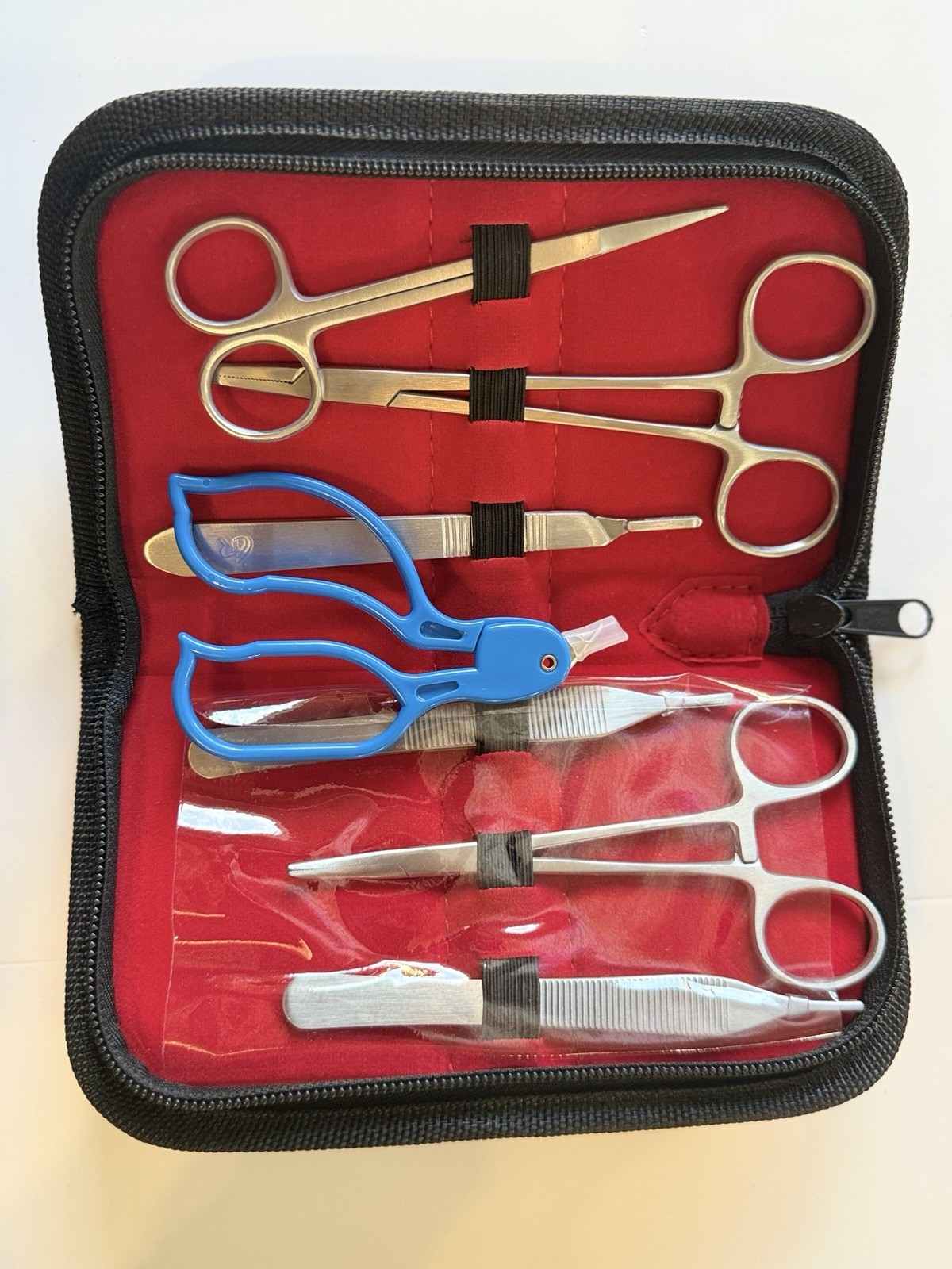 YourSci Suture Practice Kit w/ Instruments, Sutures & Silicone Pad for Surgery