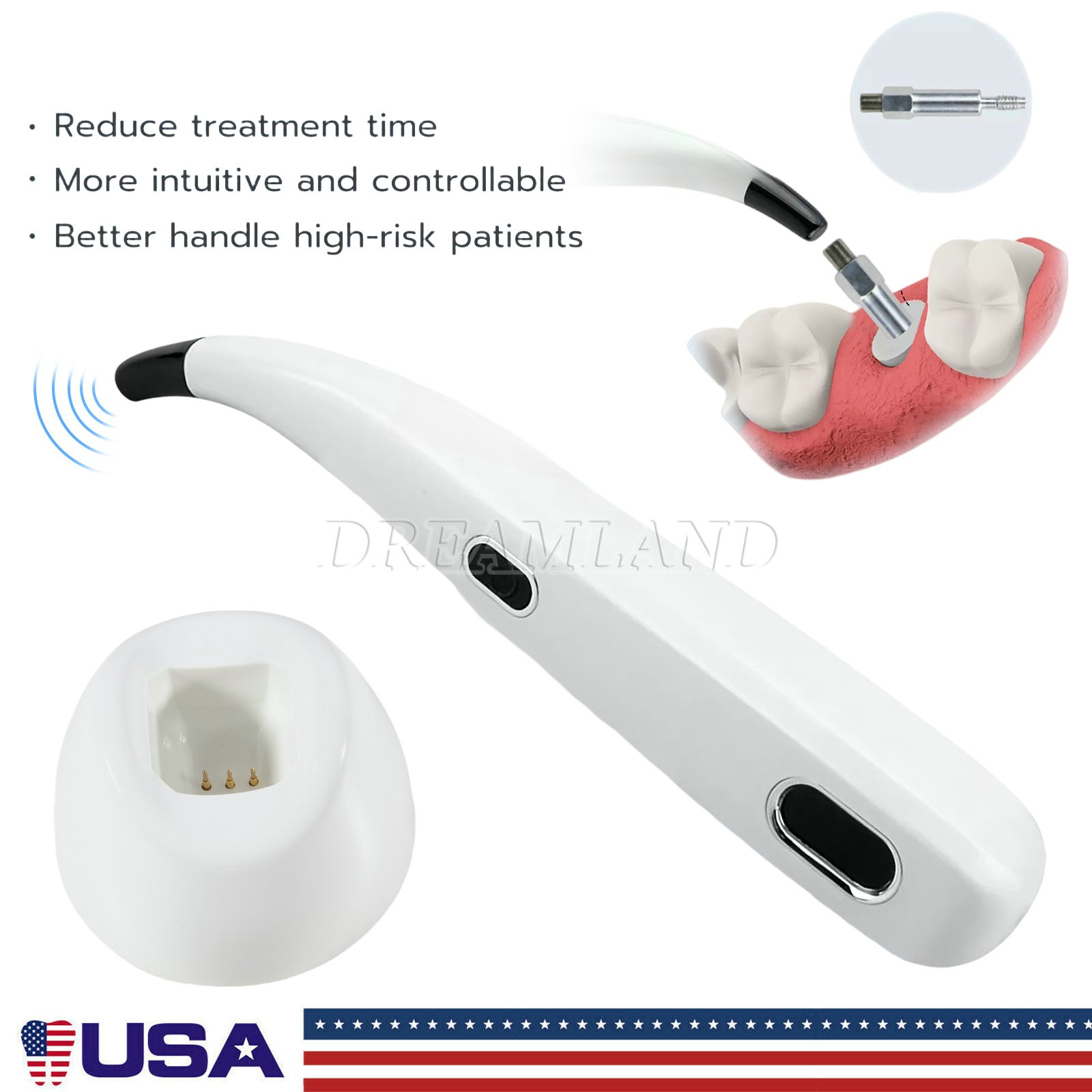 10 pcs NSK PANA MAX Style Dental High Speed Handpiece Standard 4 Hole USA