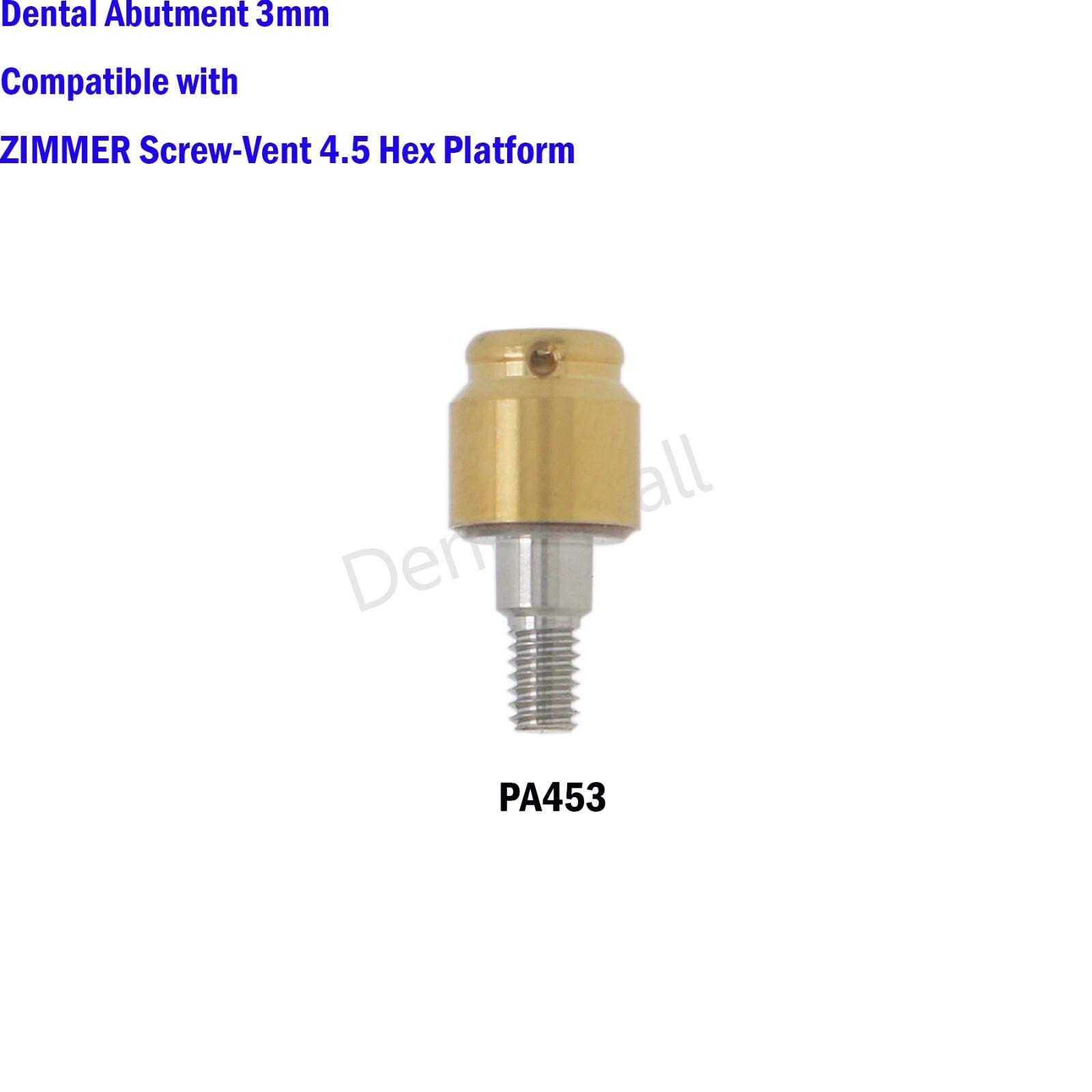 Dental LOCATOR Abutment fit Zimmer Cortex MIS Mini Regular Ø3.5/4.5mm GH 1-5mm