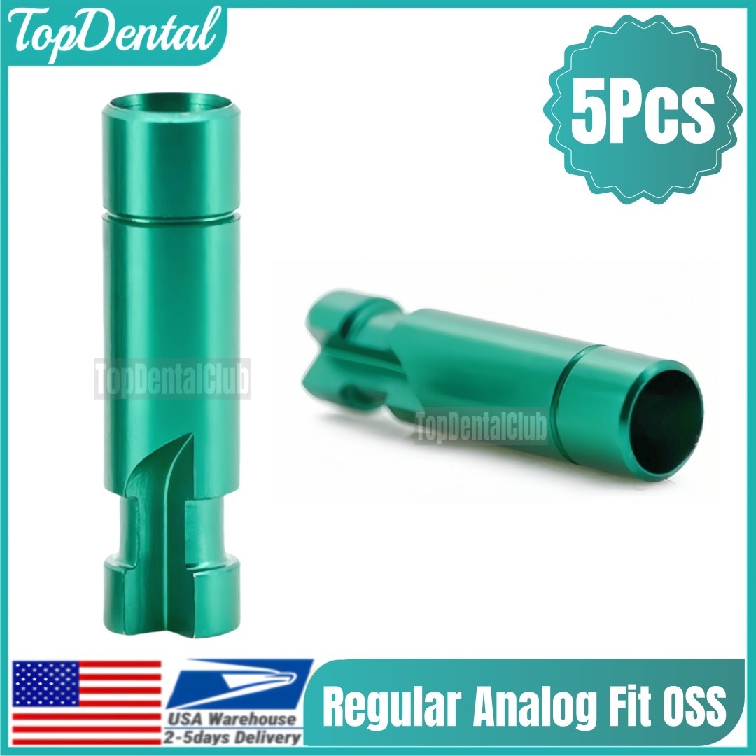 USA 5Pc Dental Regular U-Line Fixture Lab Analog Implant Replica Fit Hiossen OSS
